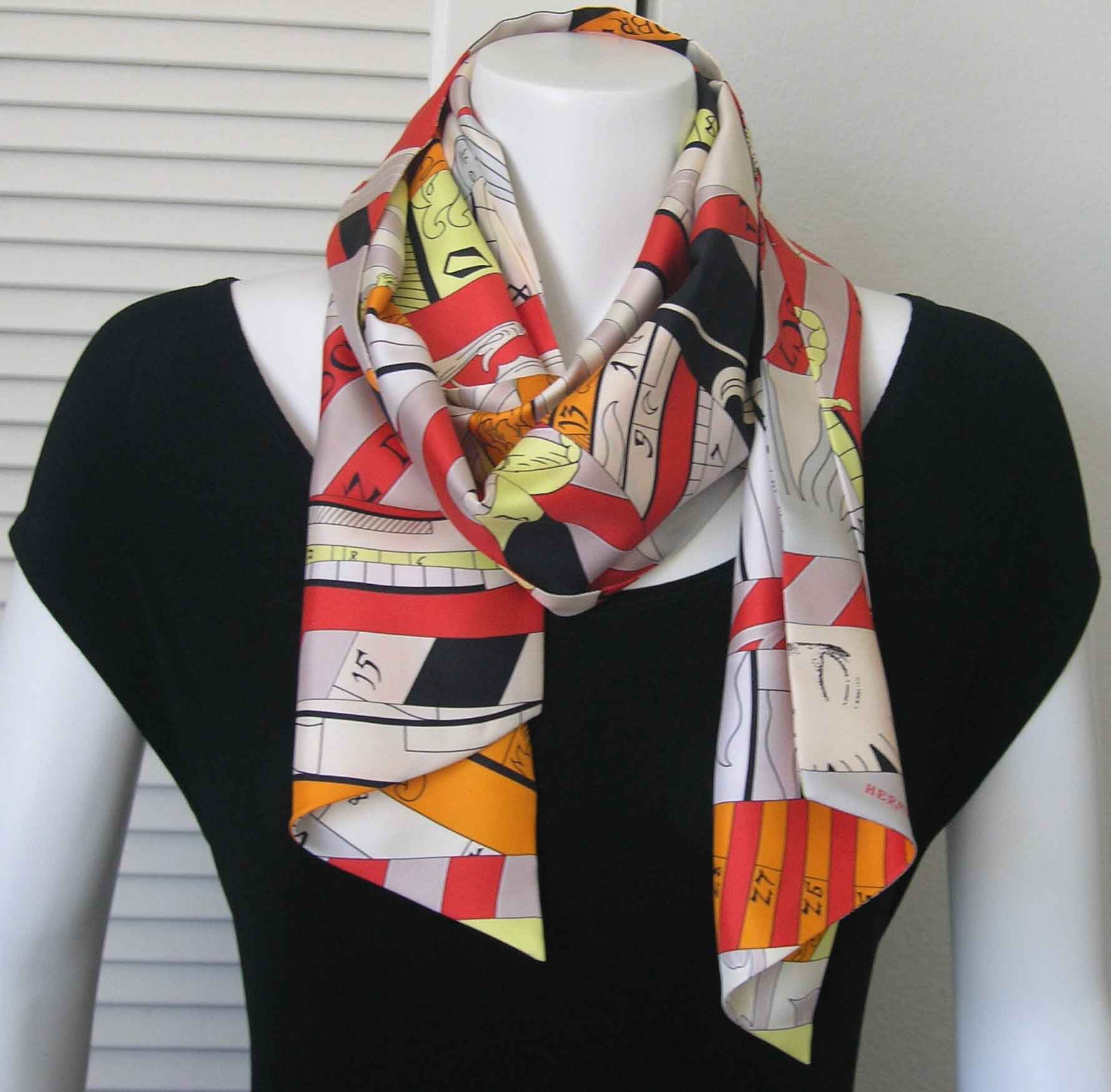 Astrologie Hermes Maxi Twilly Scarf
