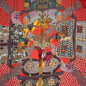 Art des Steppes Hermes Cashmere Shawl