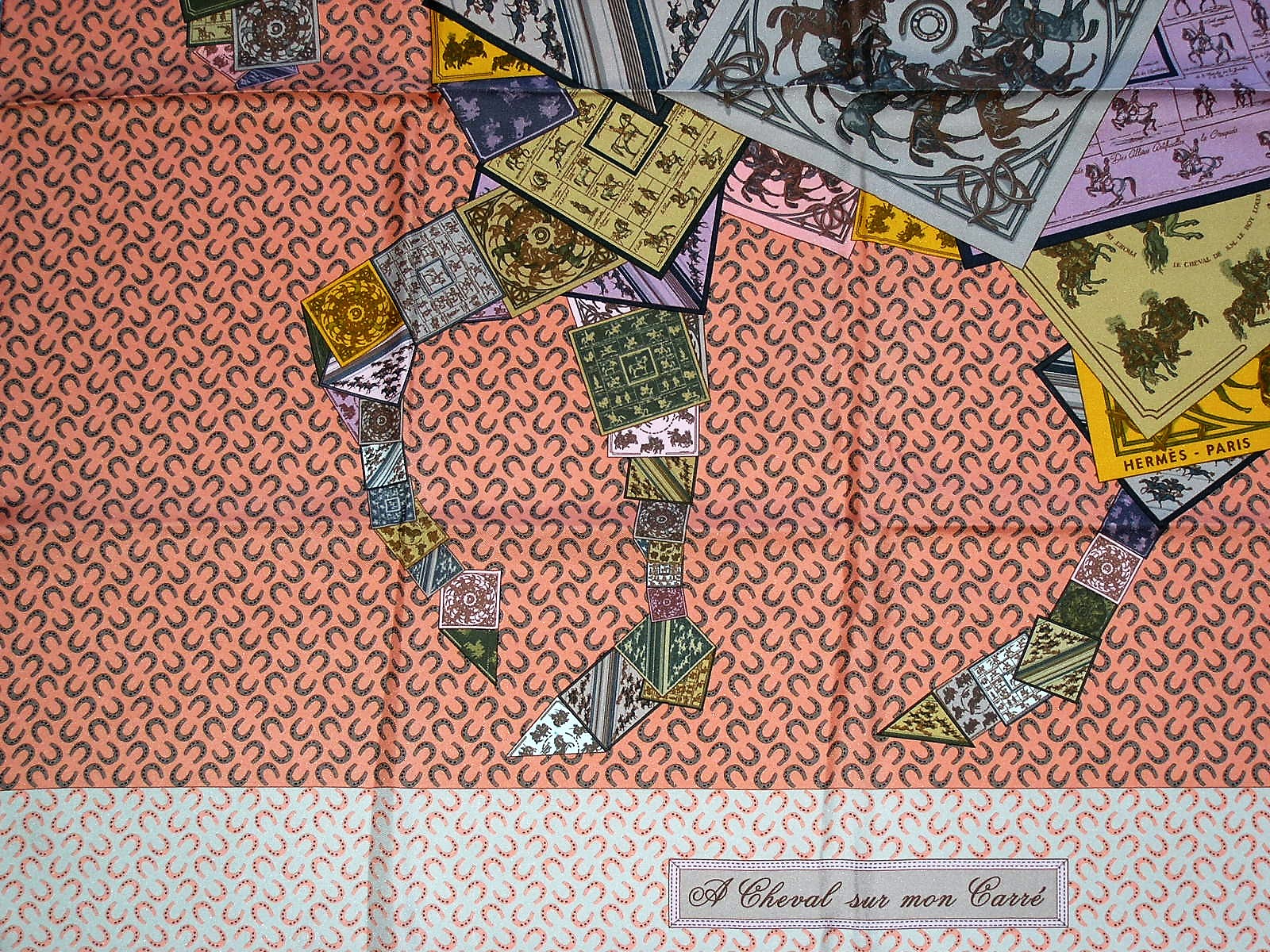 A Cheval sur mon Carre Hermes Scarf
