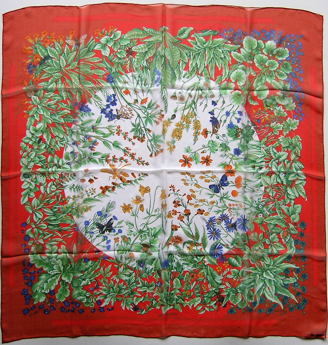 La Prairie Hermes 90cm PM Mousseline Scarf