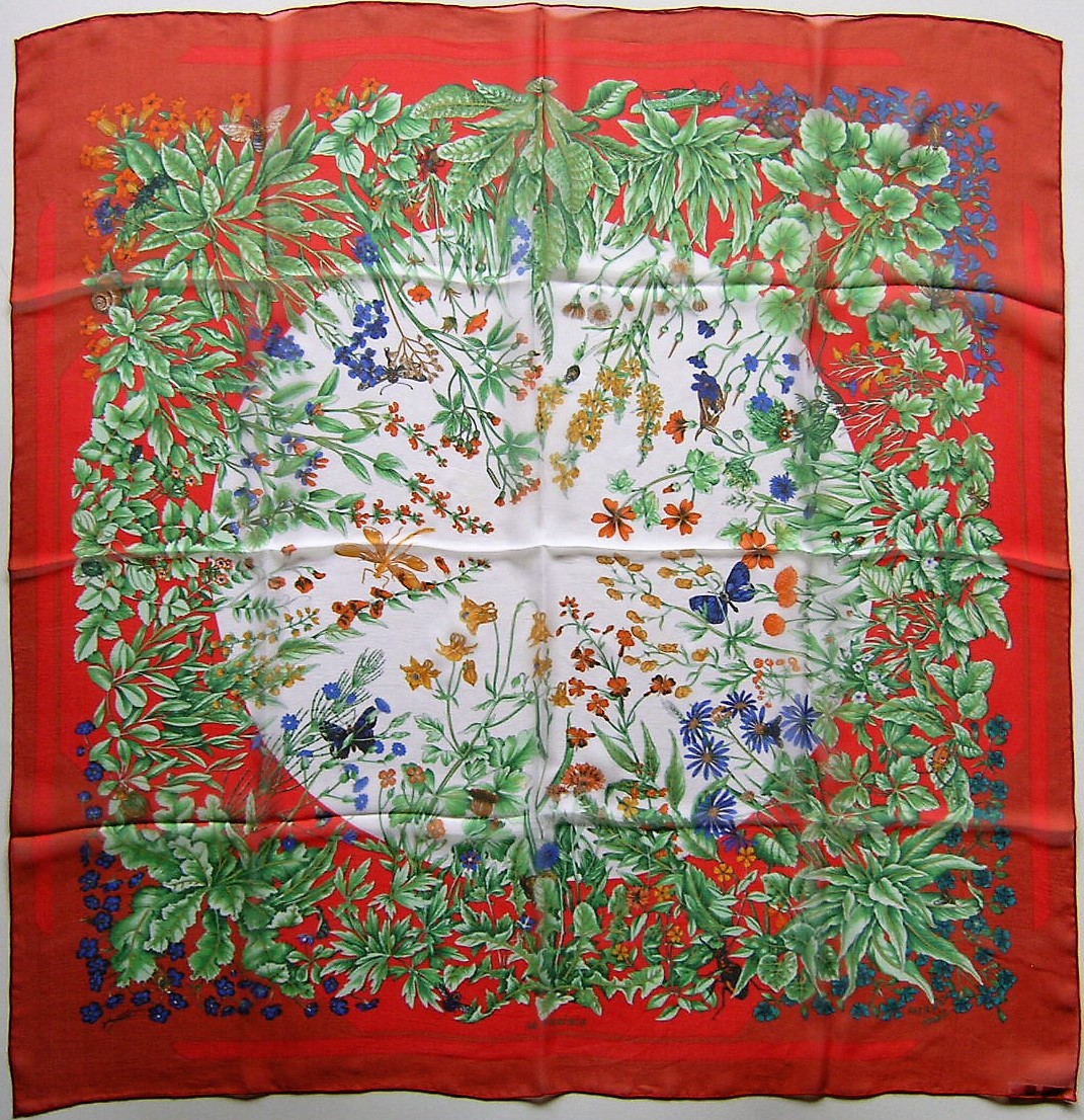 La Prairie Hermes 90cm PM Mousseline Scarf