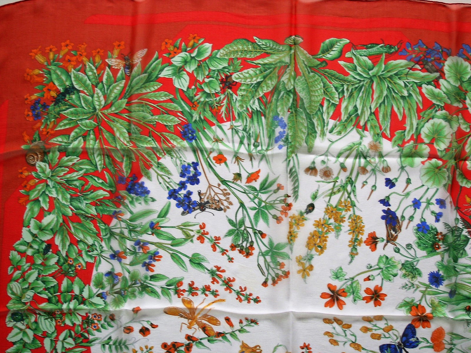 La Prairie Hermes 90cm PM Mousseline Scarf