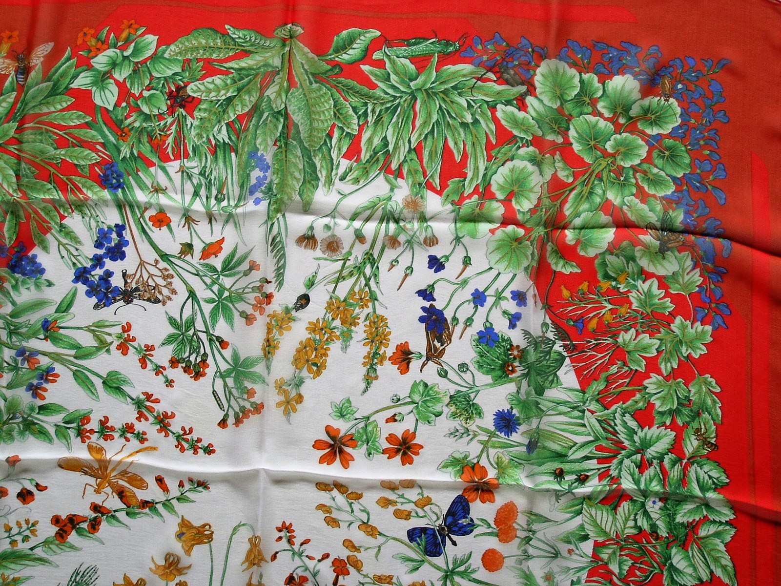 La Prairie Hermes 90cm PM Mousseline Scarf