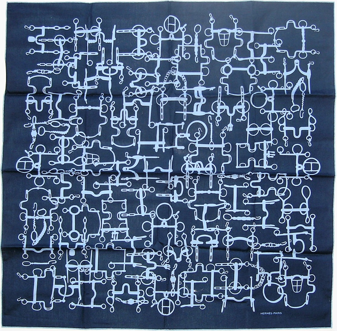 Equestre 70cm Cotton Hermes Scarf