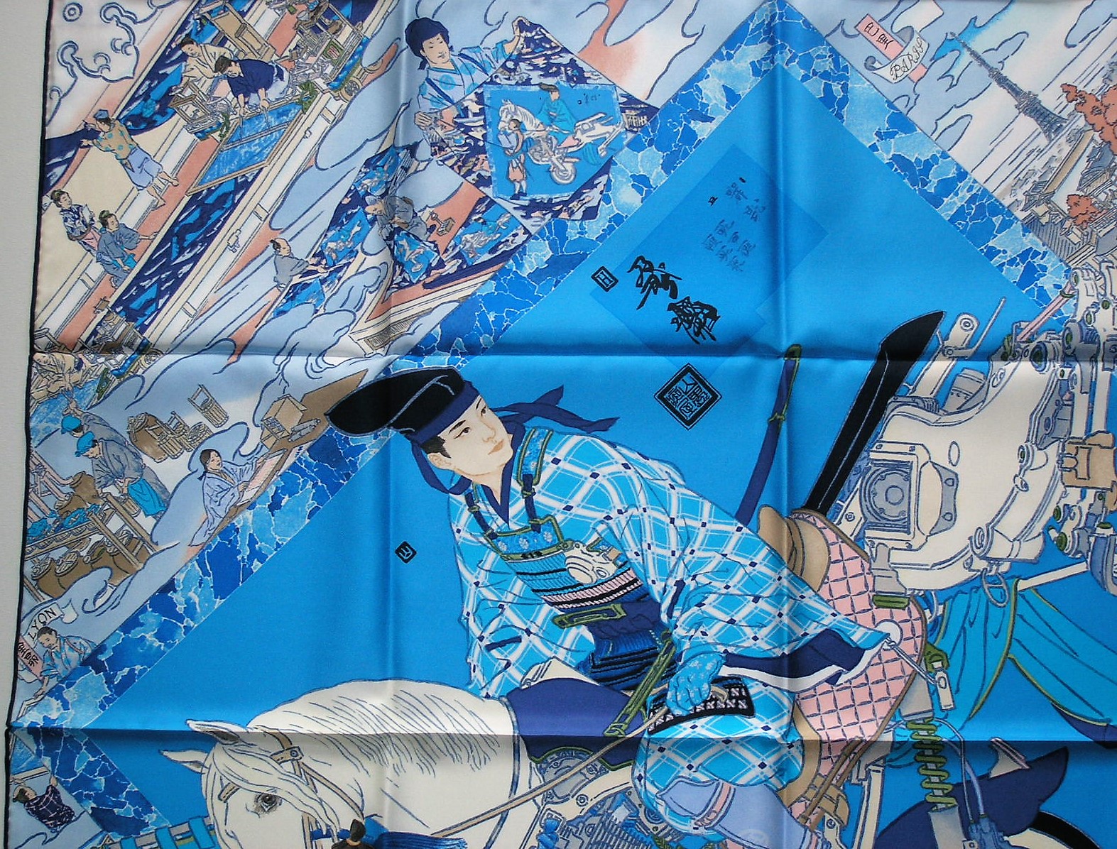 Les Artisans d'Hermes 2020 Akira Yamaguchi Hermes Scarf cw11