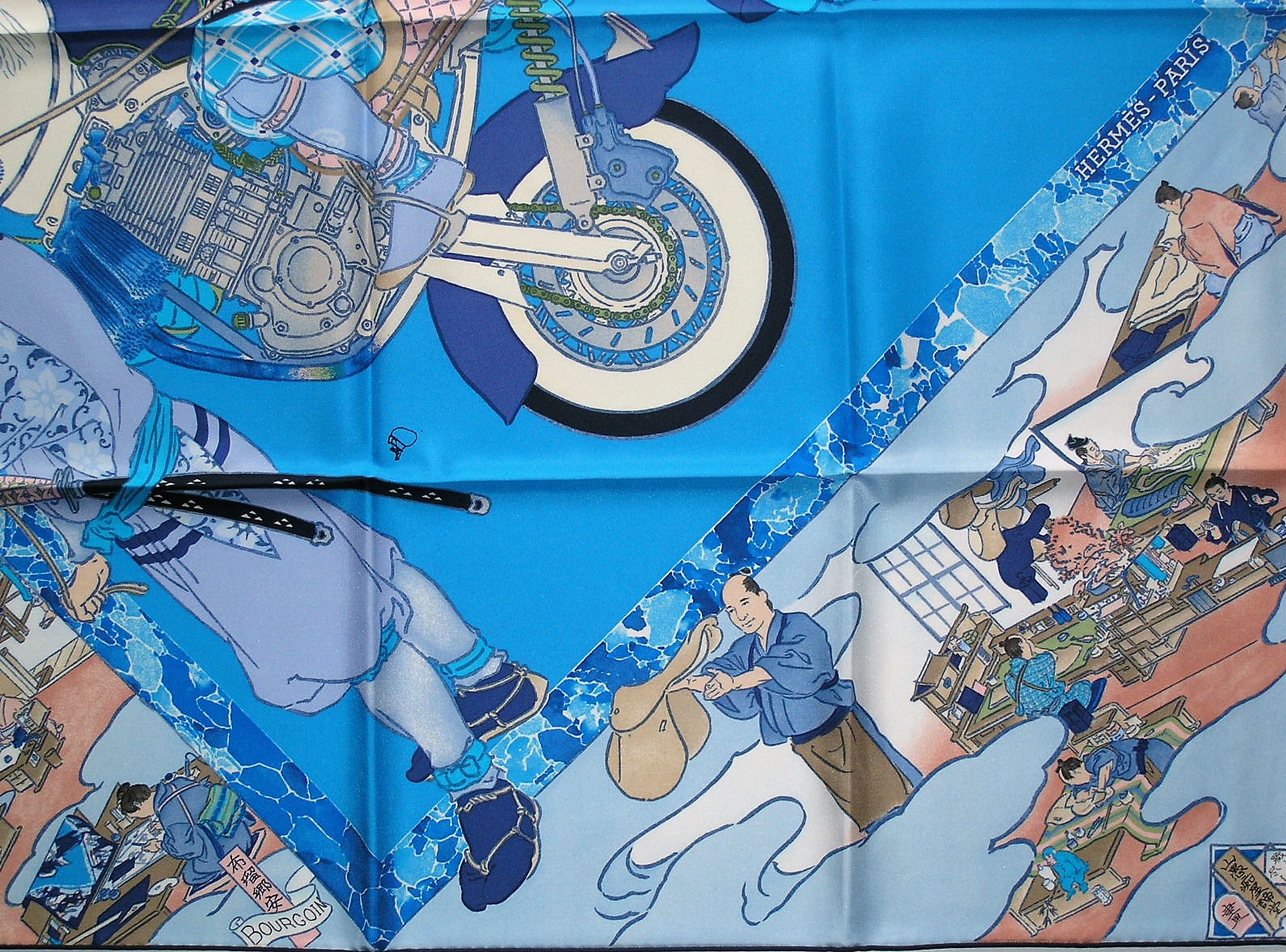 Les Artisans d'Hermes 2020 Akira Yamaguchi Hermes Scarf cw11