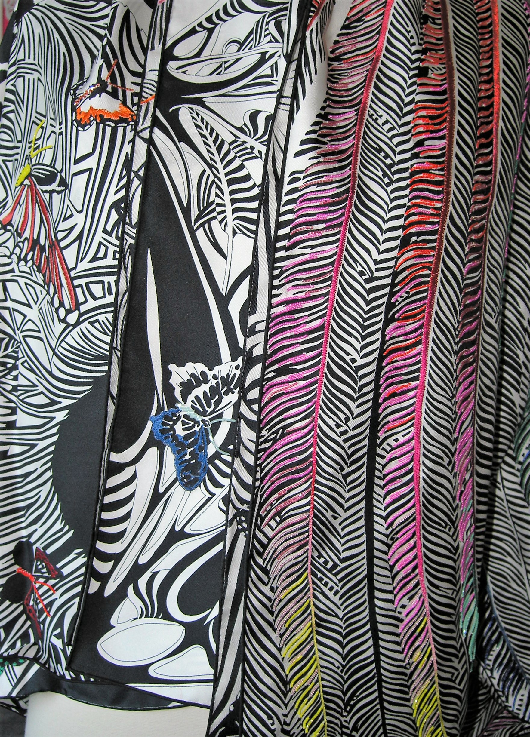 Jaguar Quetzal Hermes Exceptional 140cm Shawl Alice Shirley
