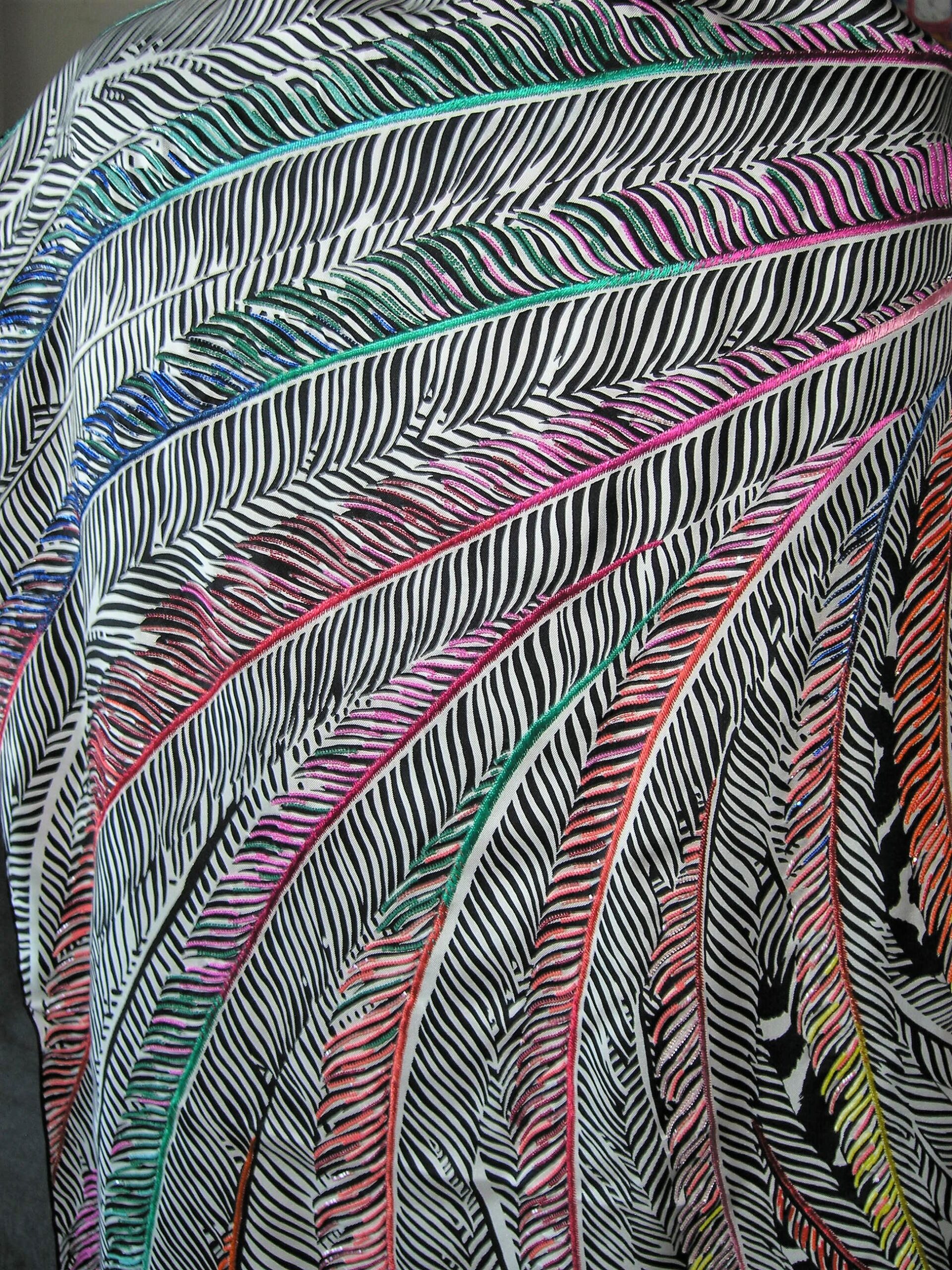 Jaguar Quetzal Hermes Exceptional 140cm Shawl Alice Shirley