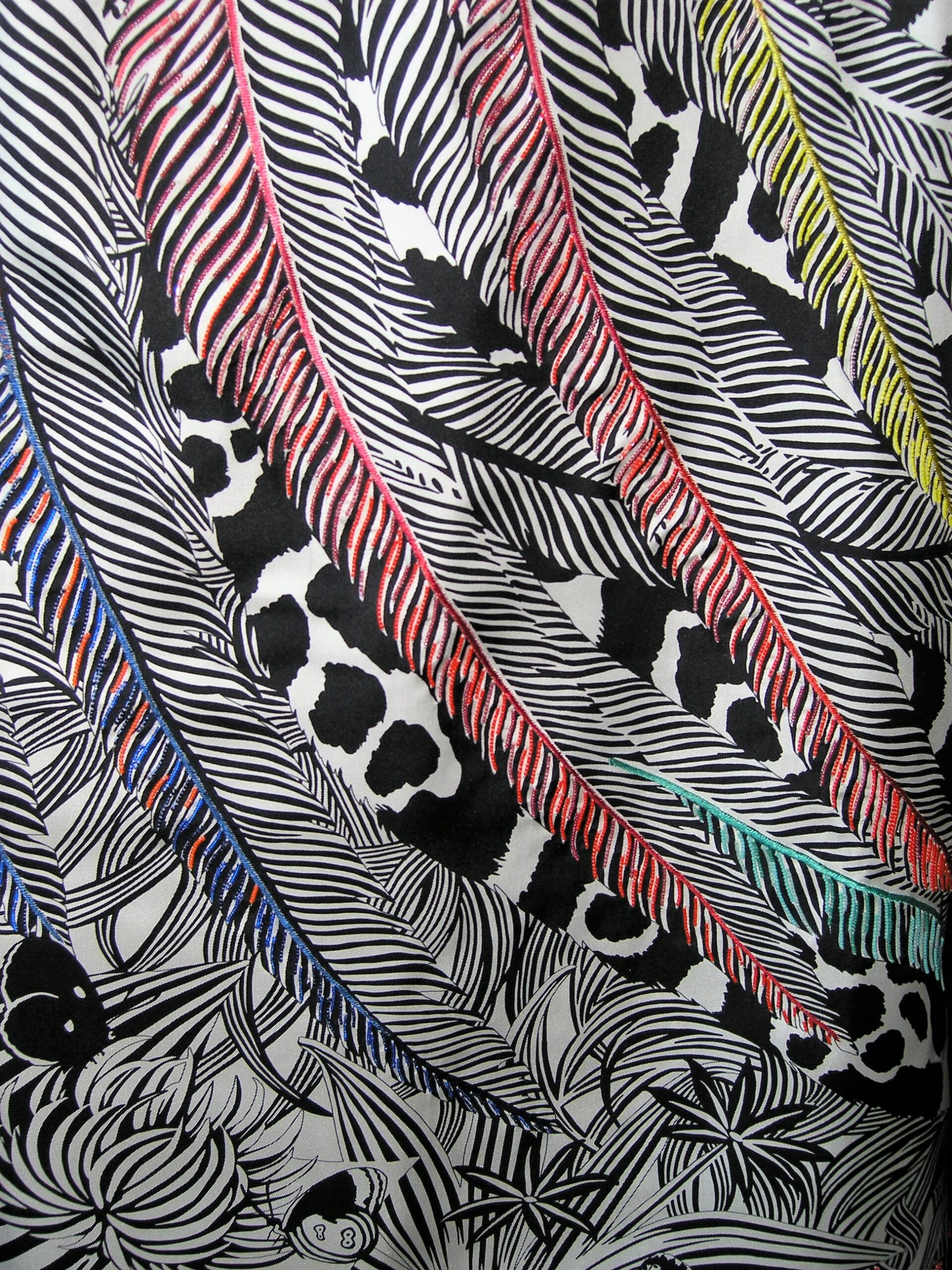 Jaguar Quetzal Hermes Exceptional 140cm Shawl Alice Shirley