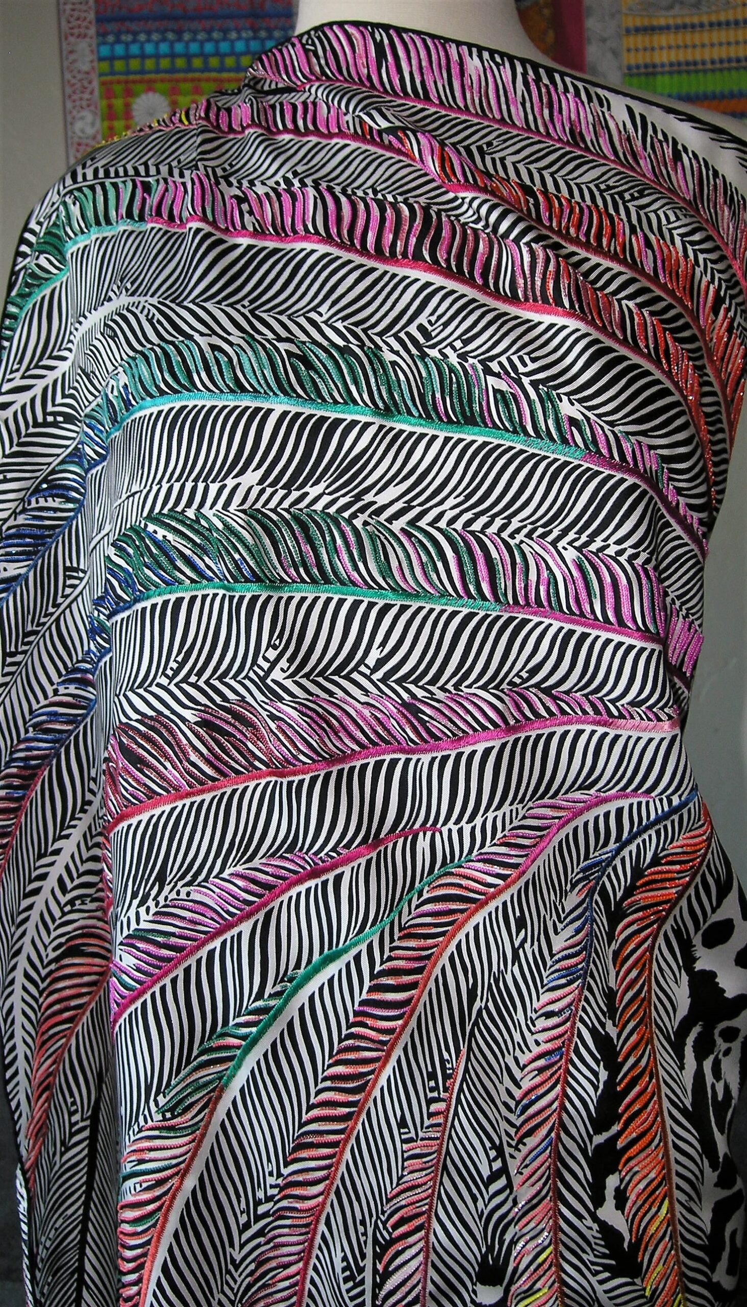Jaguar Quetzal Hermes Exceptional 140cm Shawl Alice Shirley