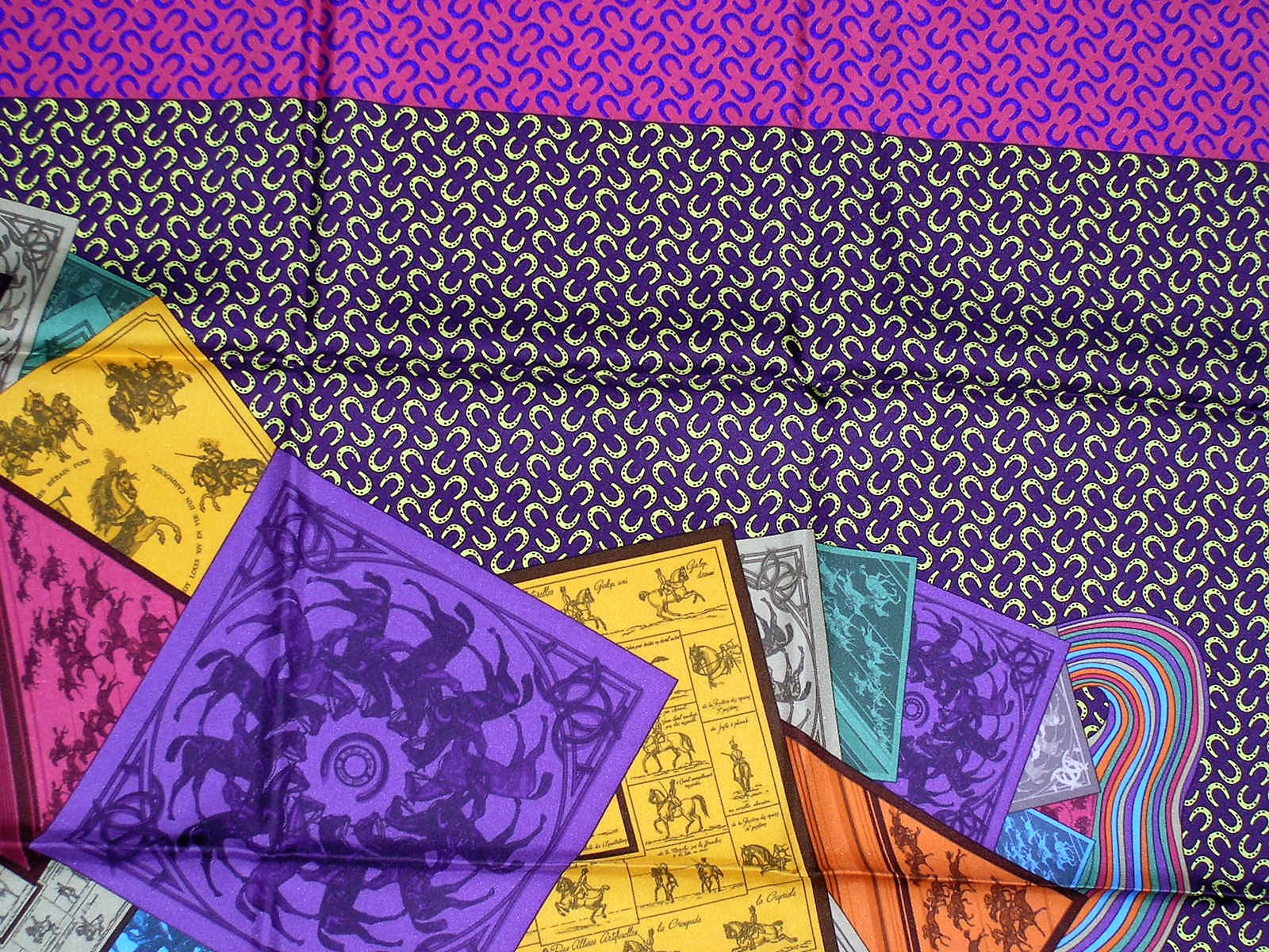 A Cheval Sur Mon Carre Hermes Scarf