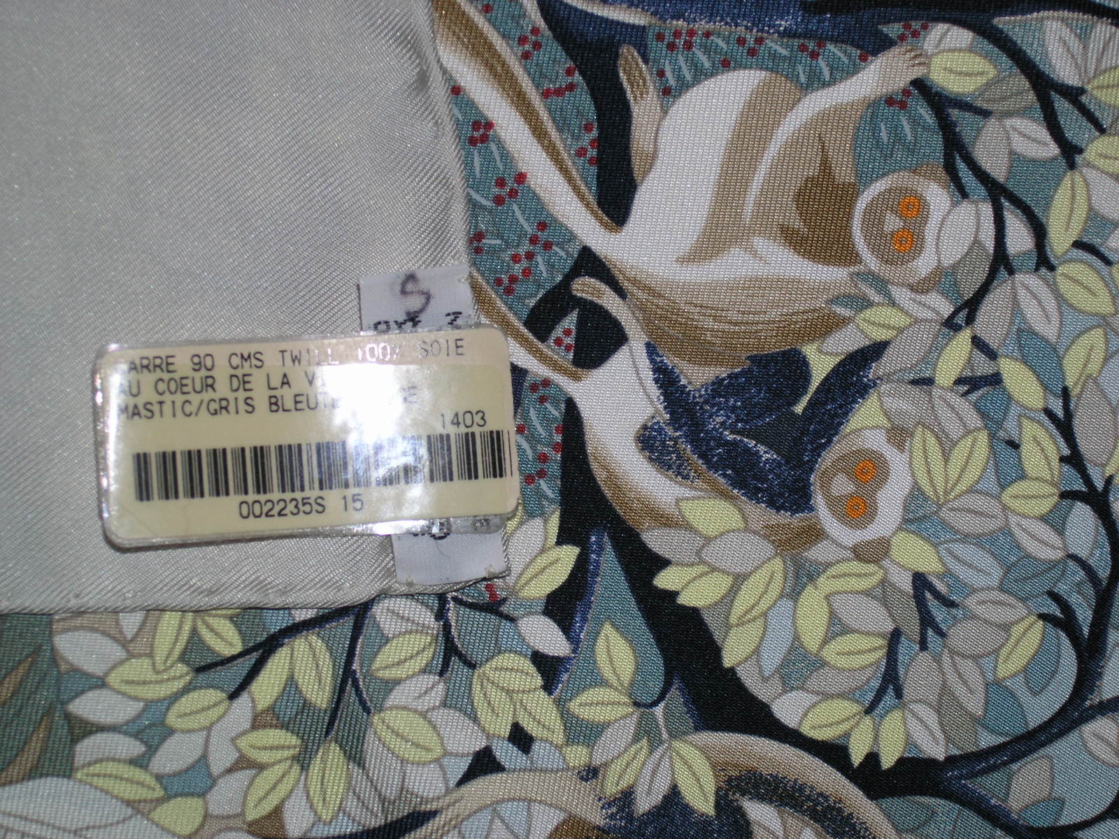 Au Coeur de la Vie Hermes Scarf