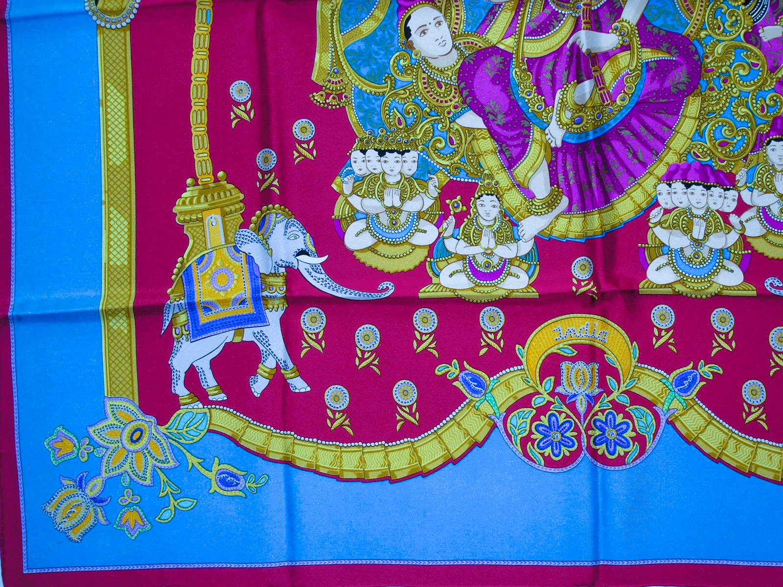 India Hermes Scarf 1986