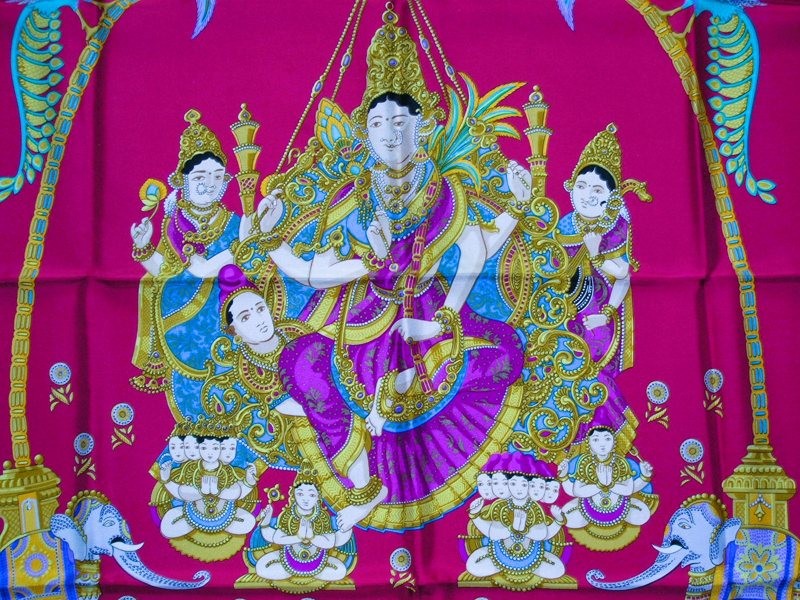 India Hermes Scarf 1986