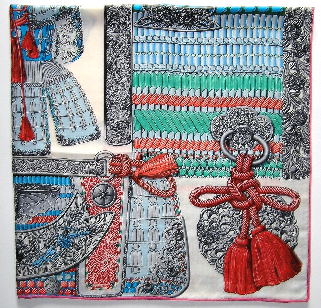 vintage Hermes cashmere shawl