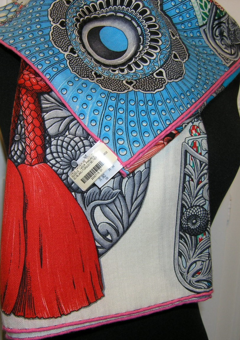 Parures de Samourais Hermes Cashmere Shawl
