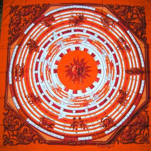 vintage Hermes cashmere shawl
