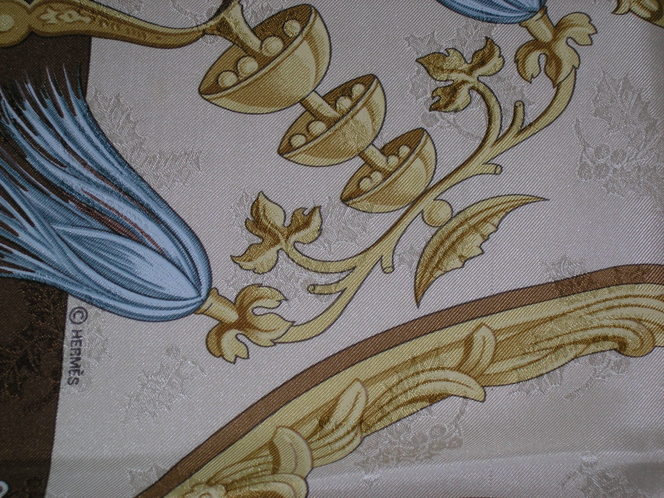 Plumes et Grelots Hermes Jacquard Scarf - It's All Goode