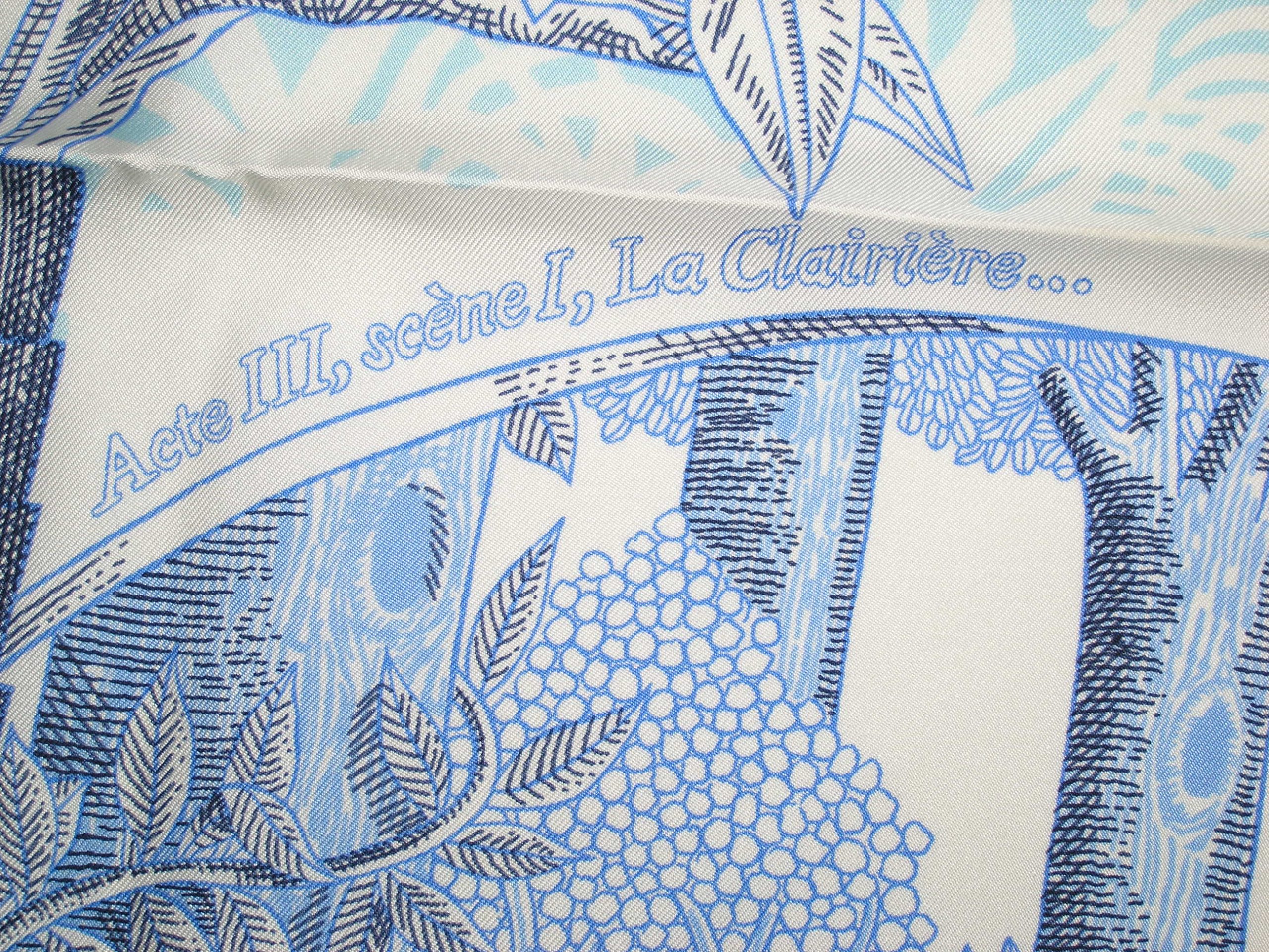 Acte III Scene I La Clairiere Hermes Scarf