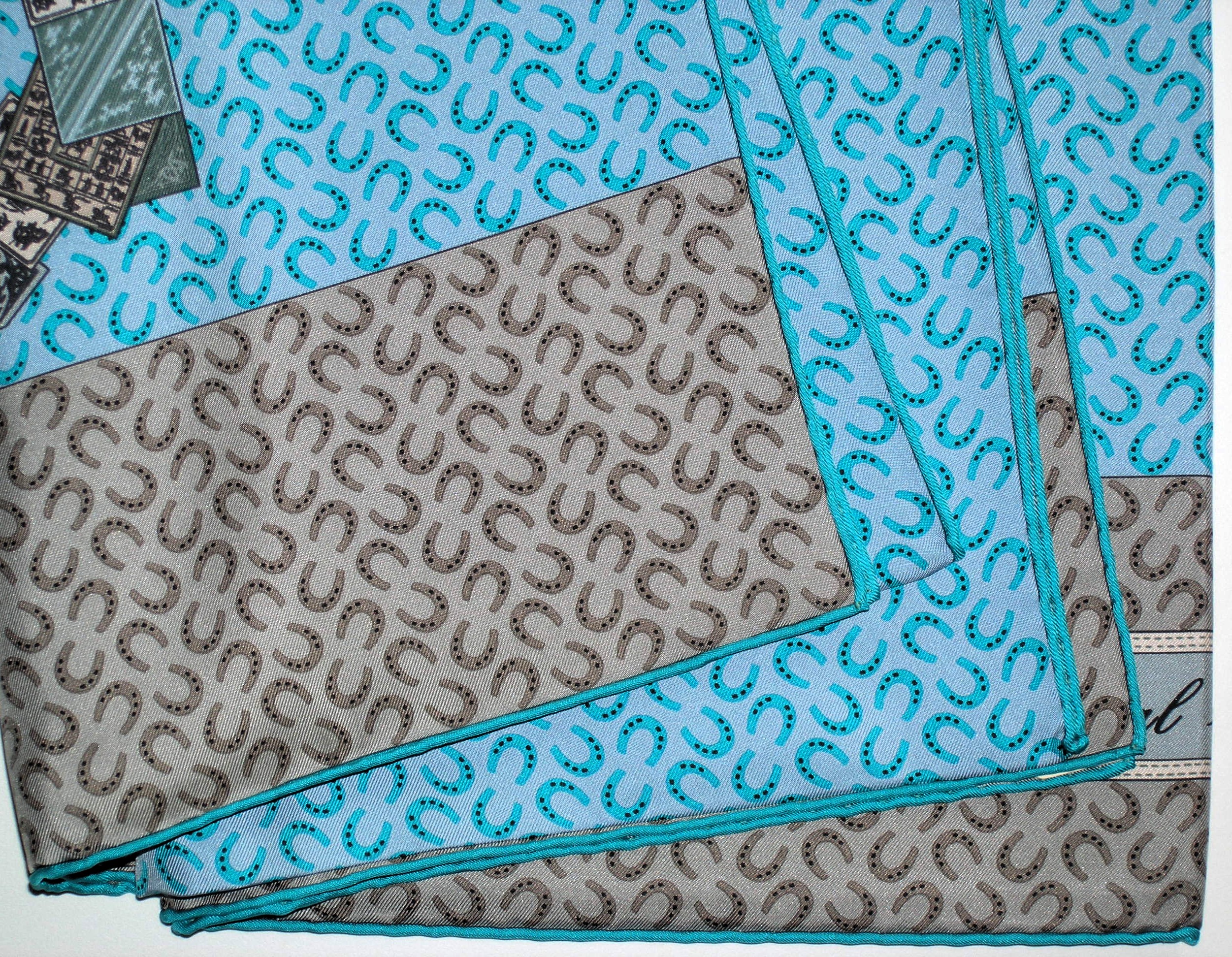 A Cheval Sur Mon Carre Hermes Scarf