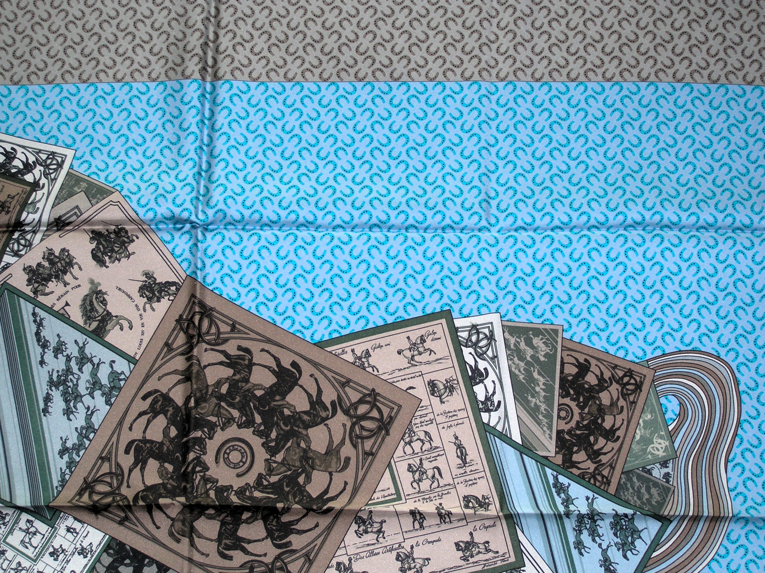 A Cheval Sur Mon Carre Hermes Scarf