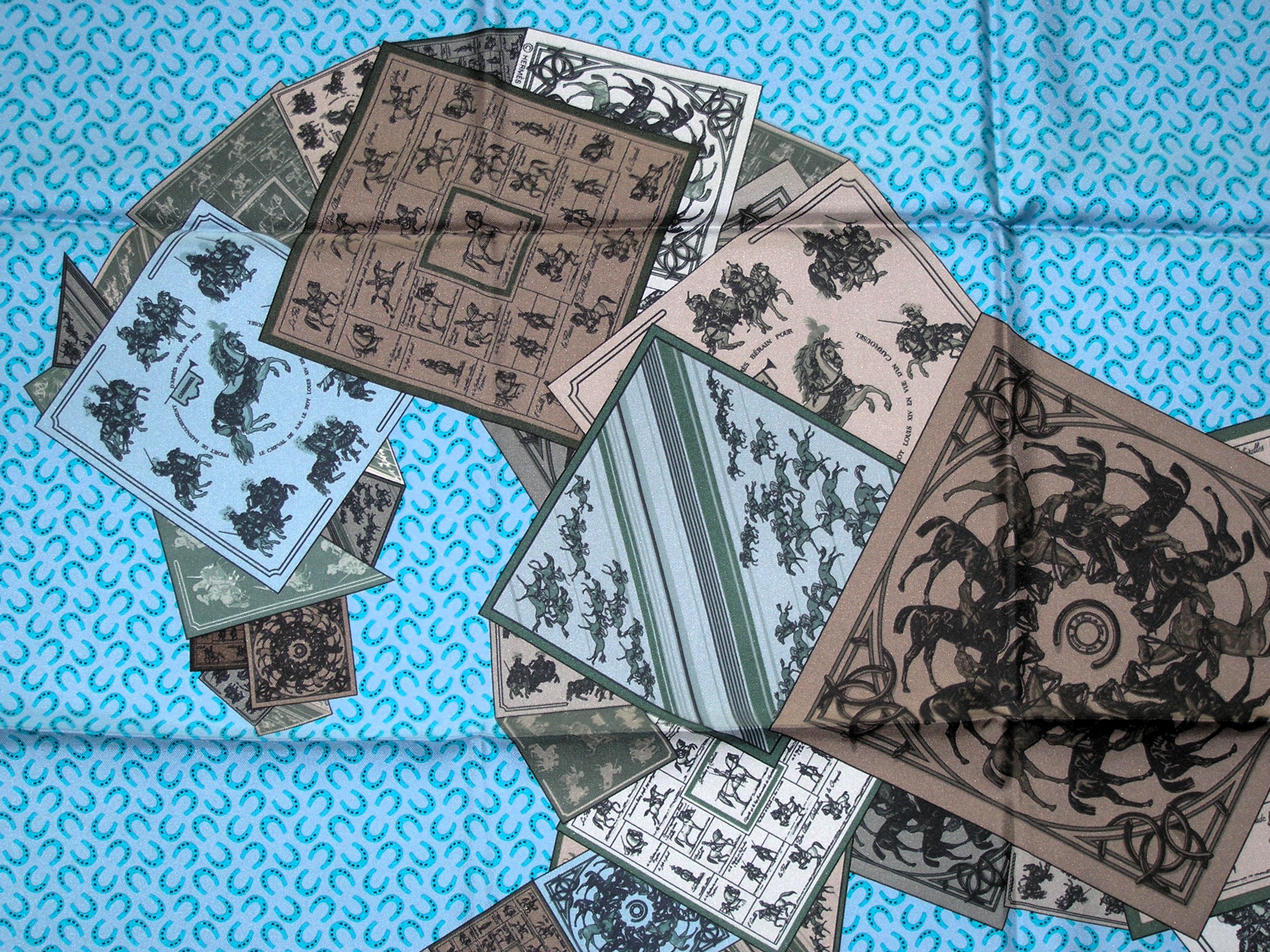 A Cheval Sur Mon Carre Hermes Scarf
