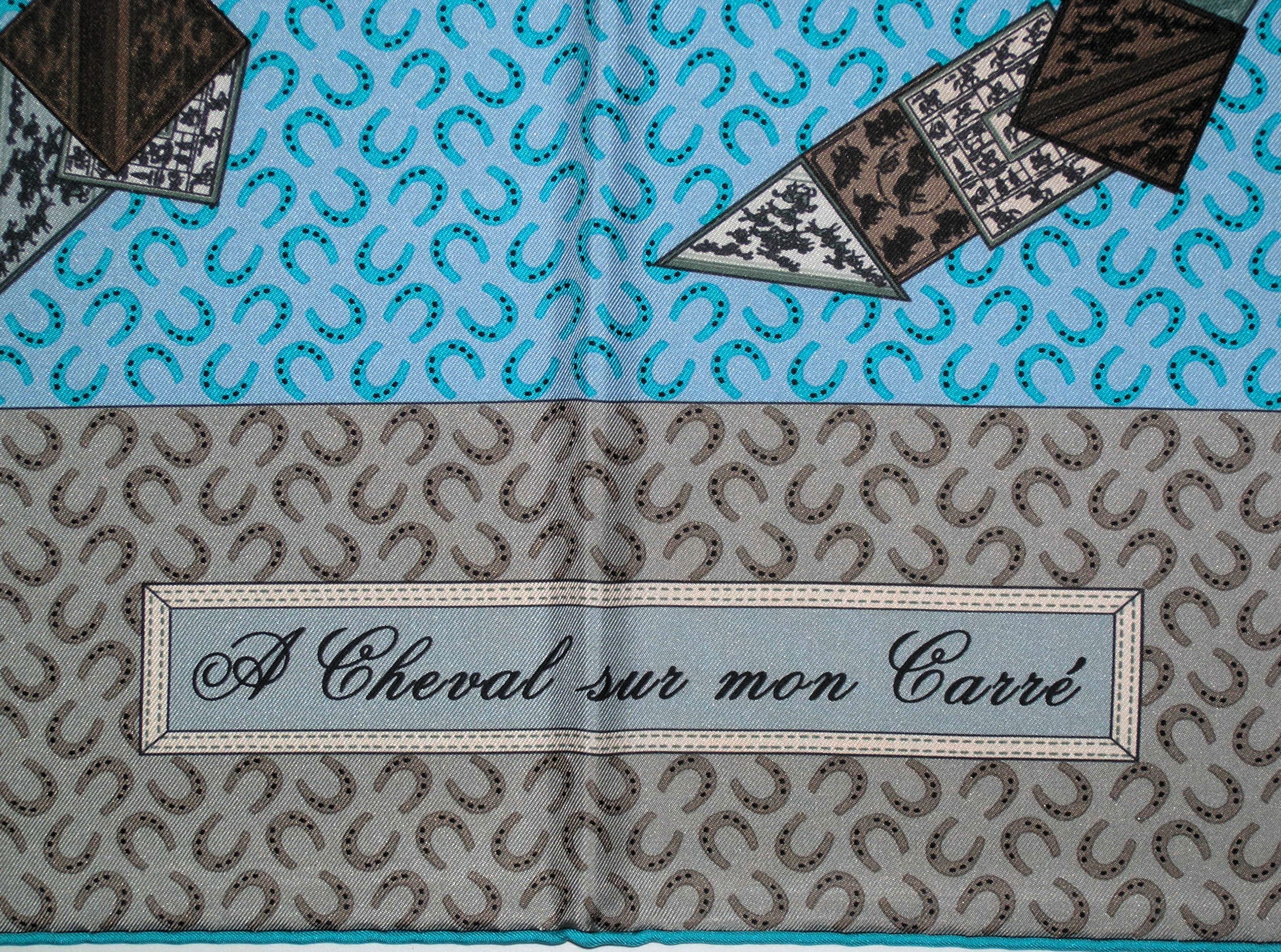 A Cheval Sur Mon Carre Hermes Scarf