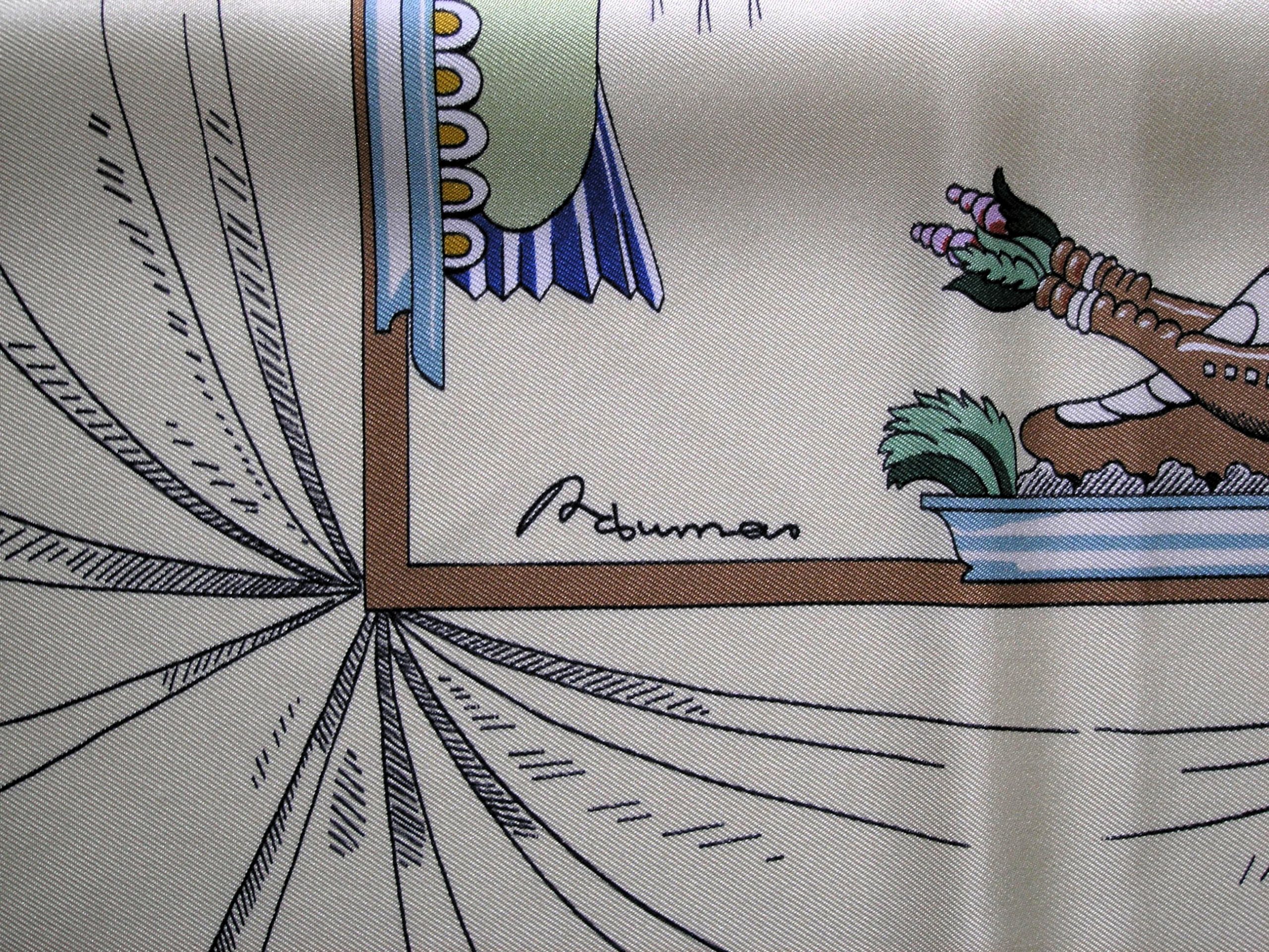 A la Gloire de la Cuisine Francaise Hermes Scarf
