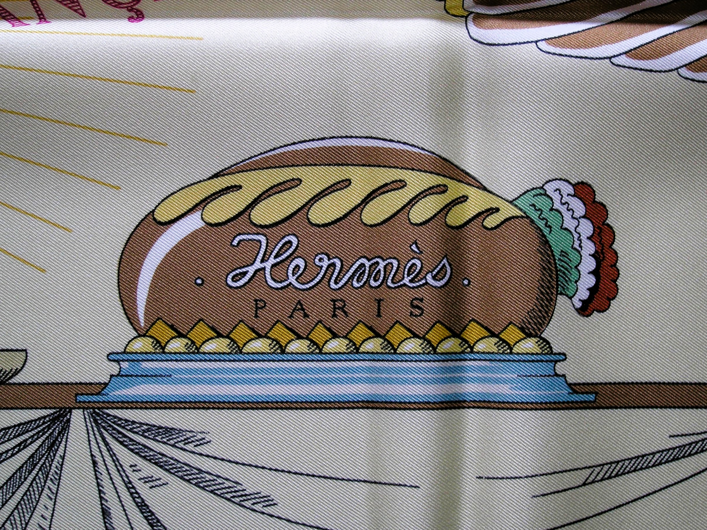 A la Gloire de la Cuisine Francaise Hermes Scarf
