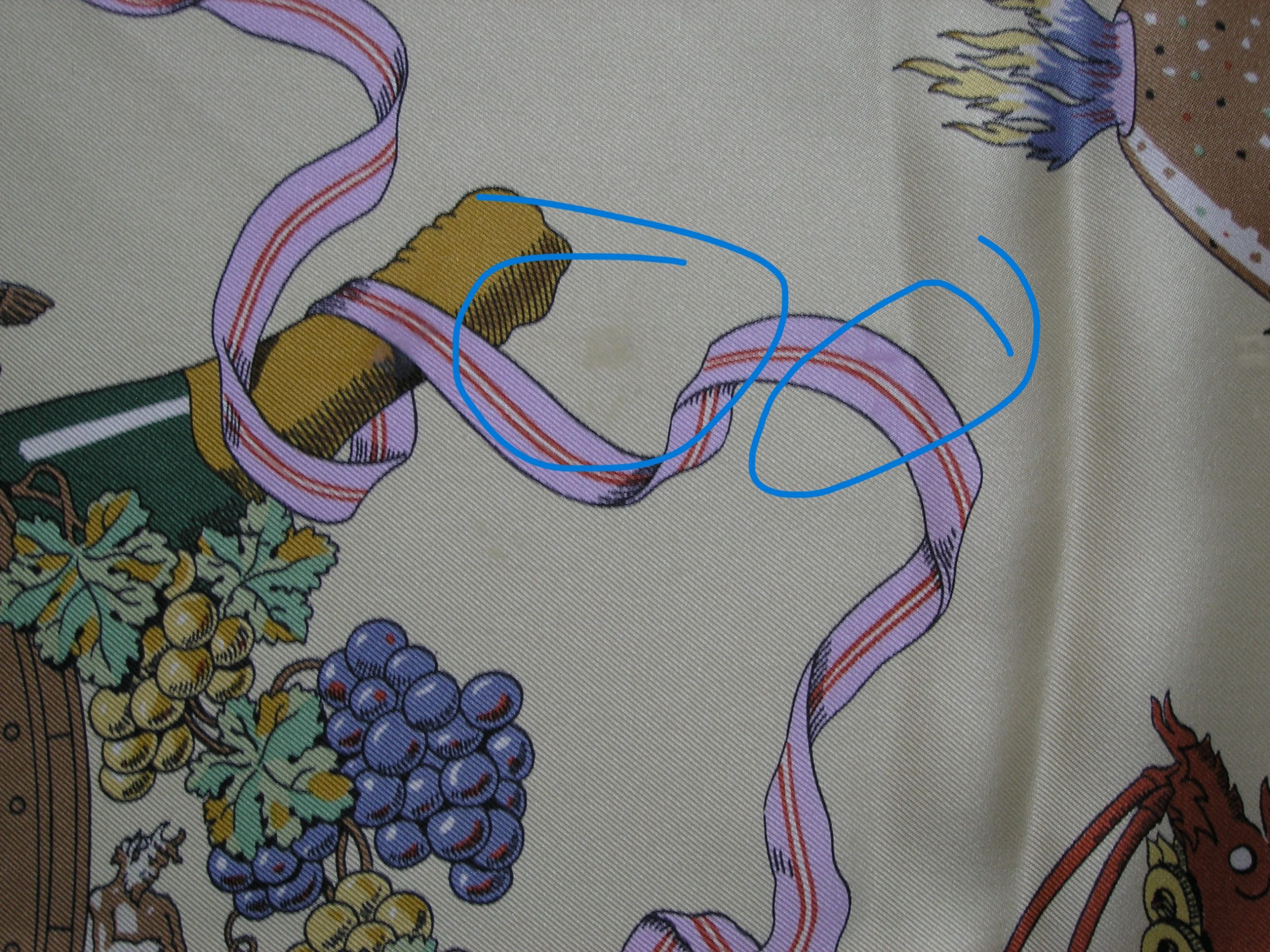 A la Gloire de la Cuisine Francaise Hermes Scarf