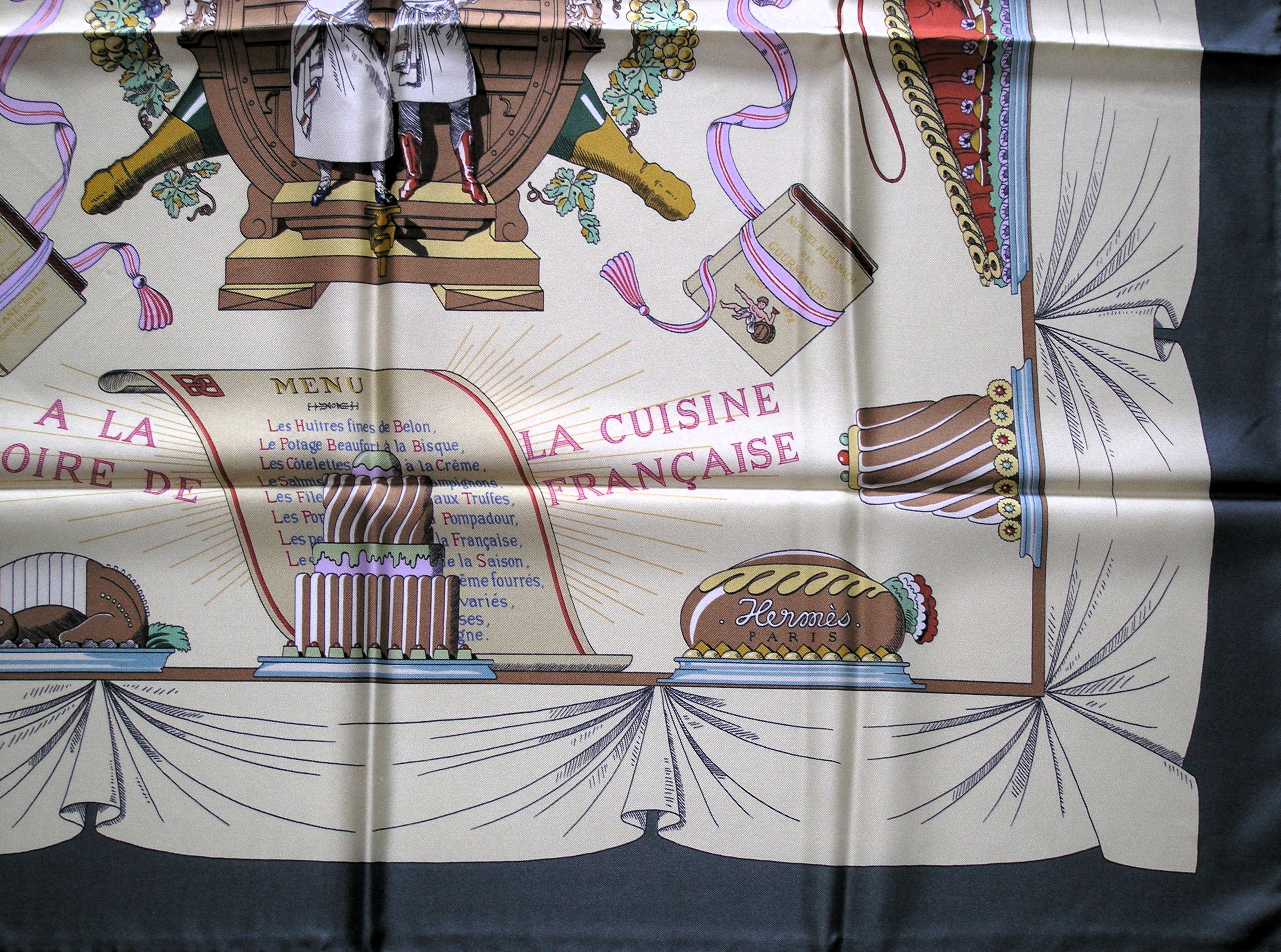 A la Gloire de la Cuisine Francaise Hermes Scarf