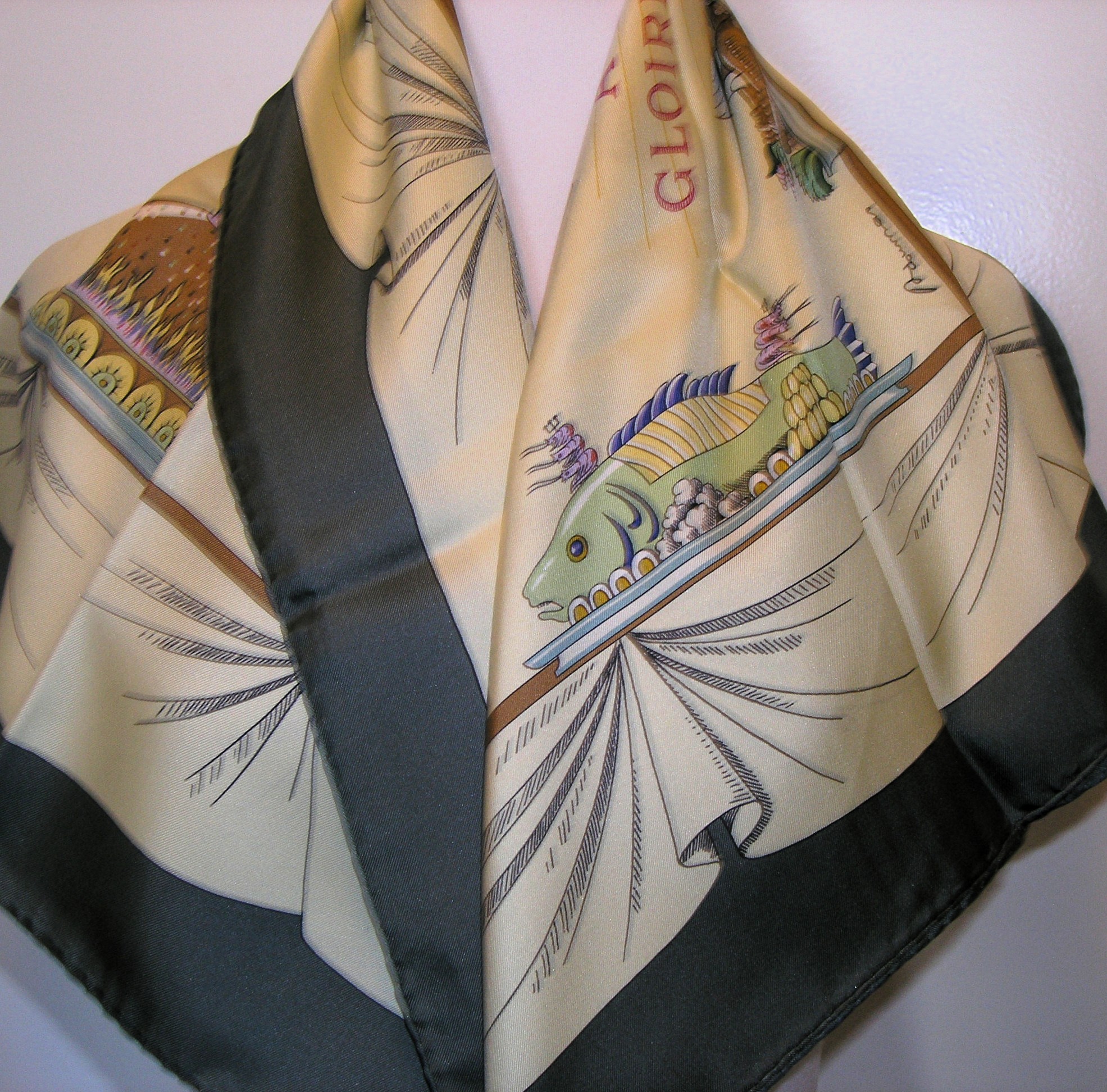 A la Gloire de la Cuisine Francaise Hermes Scarf