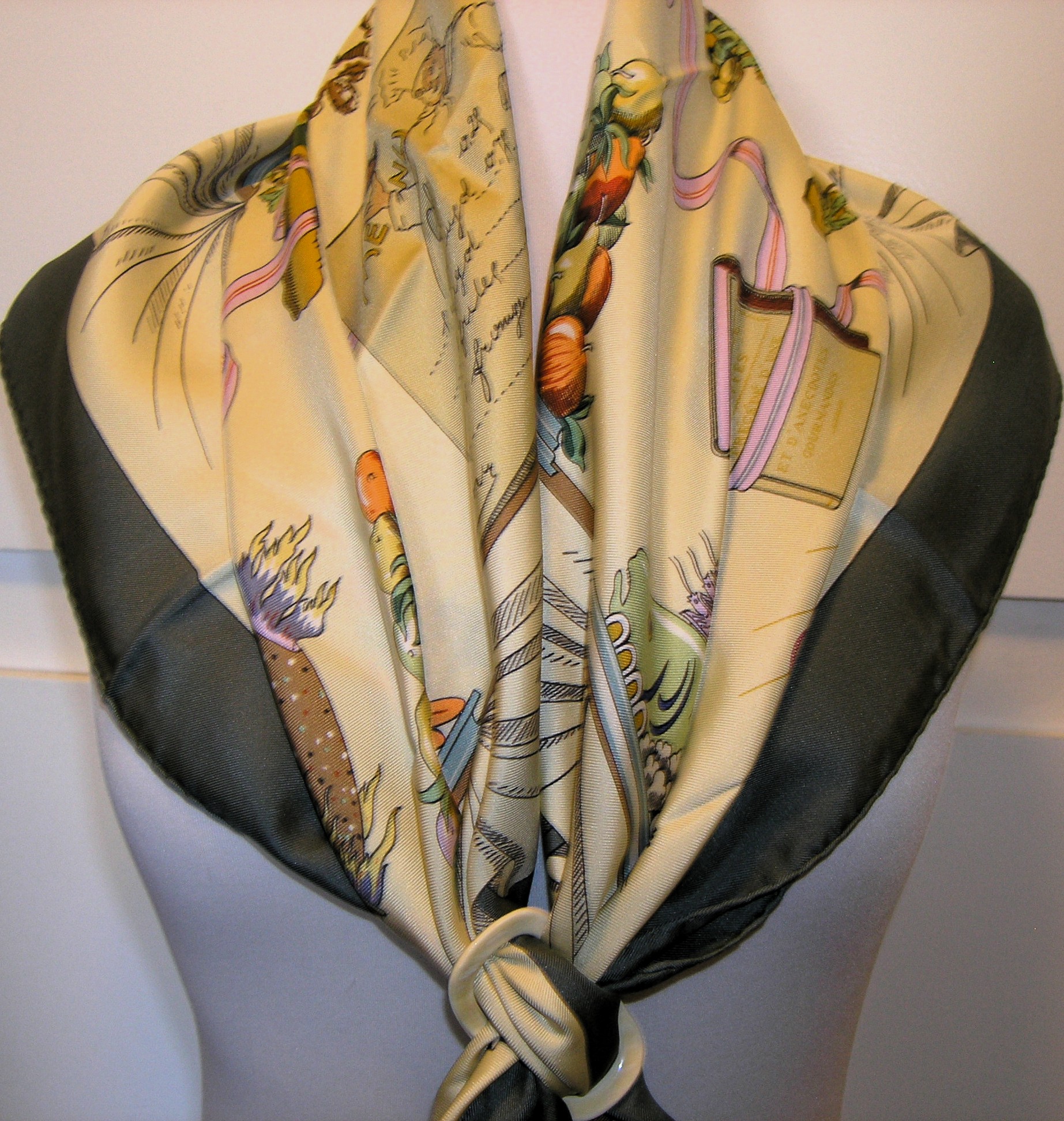 A la Gloire de la Cuisine Francaise Hermes Scarf
