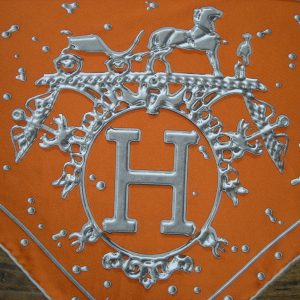 vintage Hermes pointu scarf