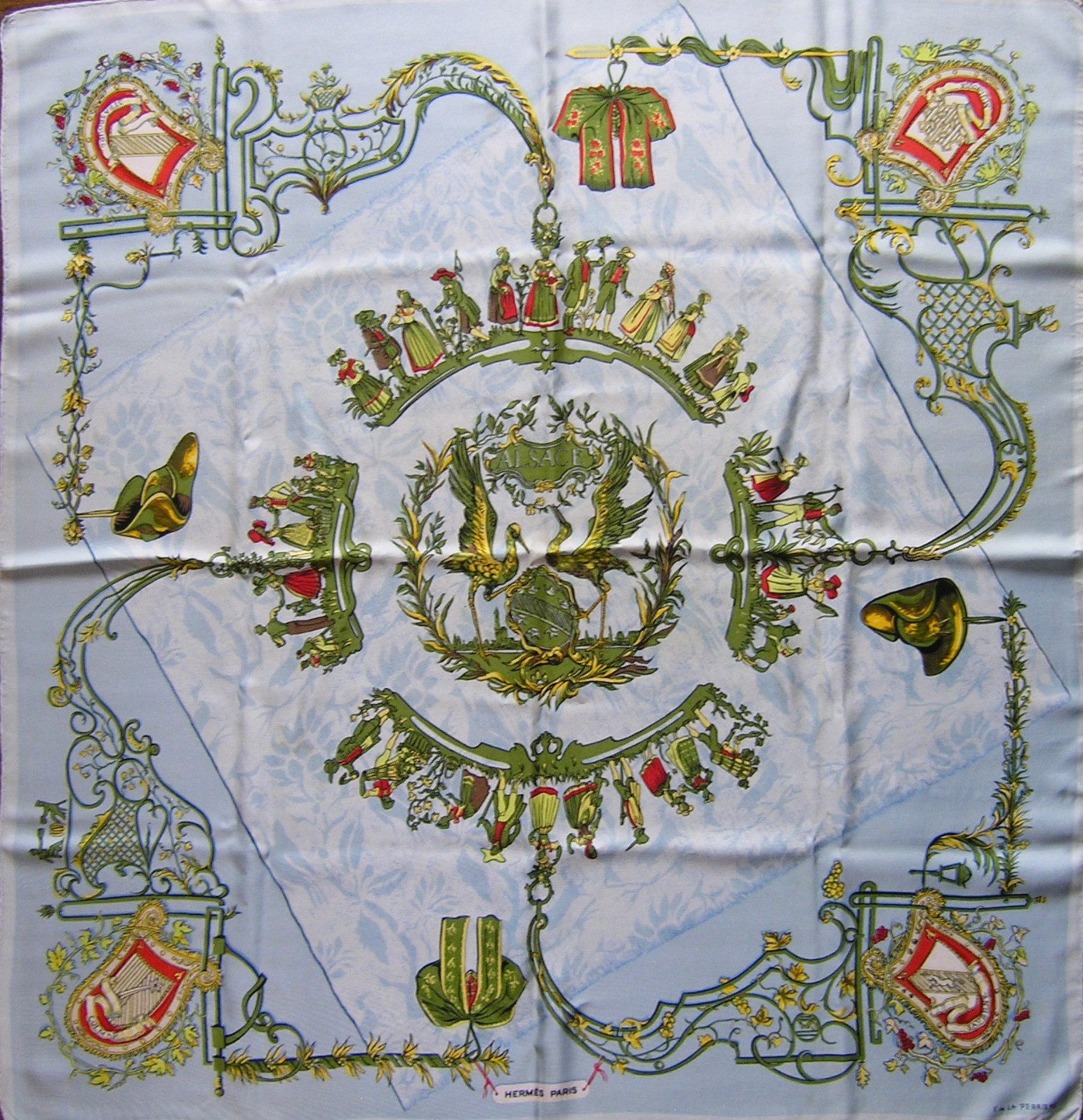vintage Hermes scarf