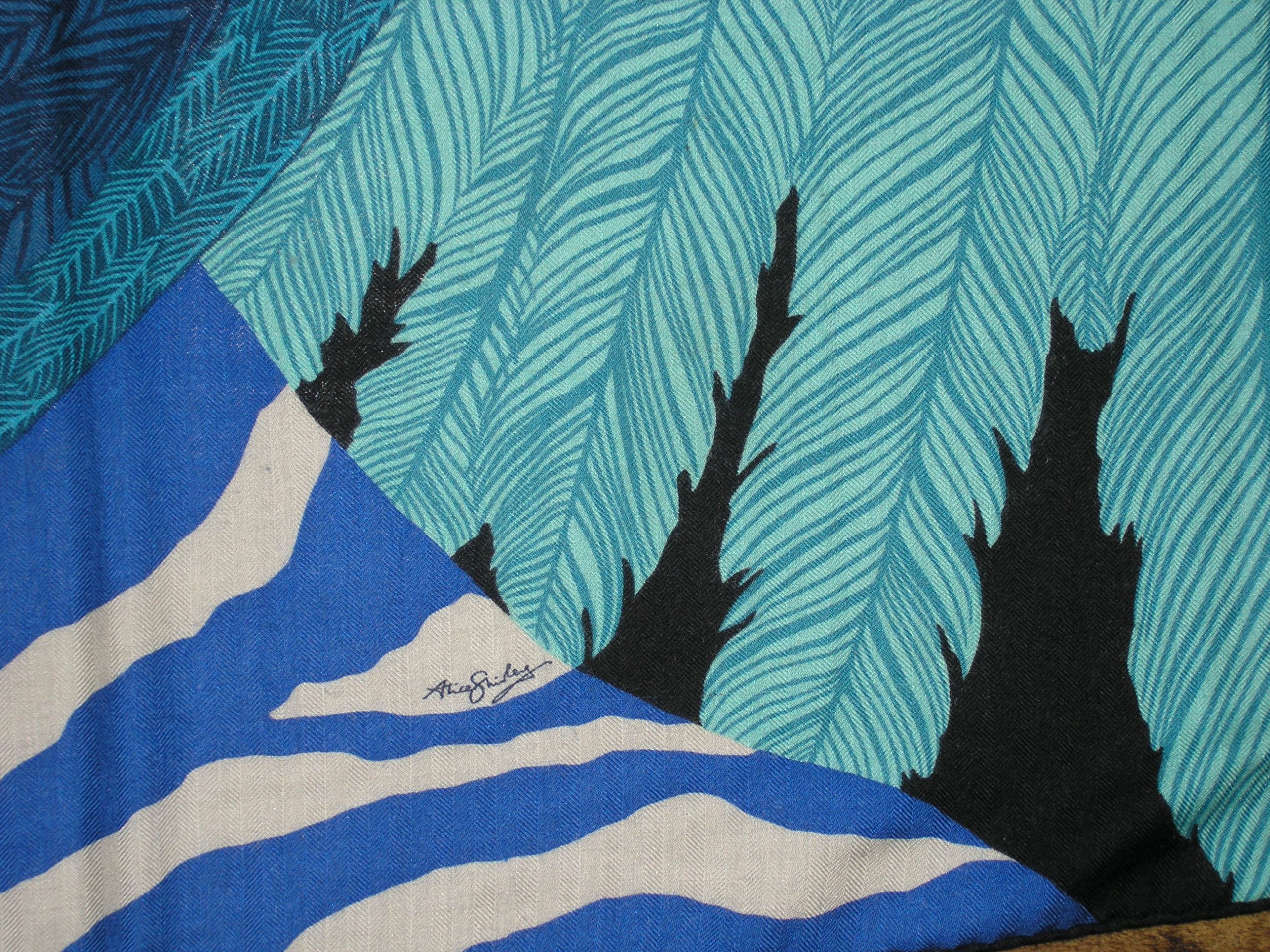 Zebra Pegasus Hermes Cashmere Shawl