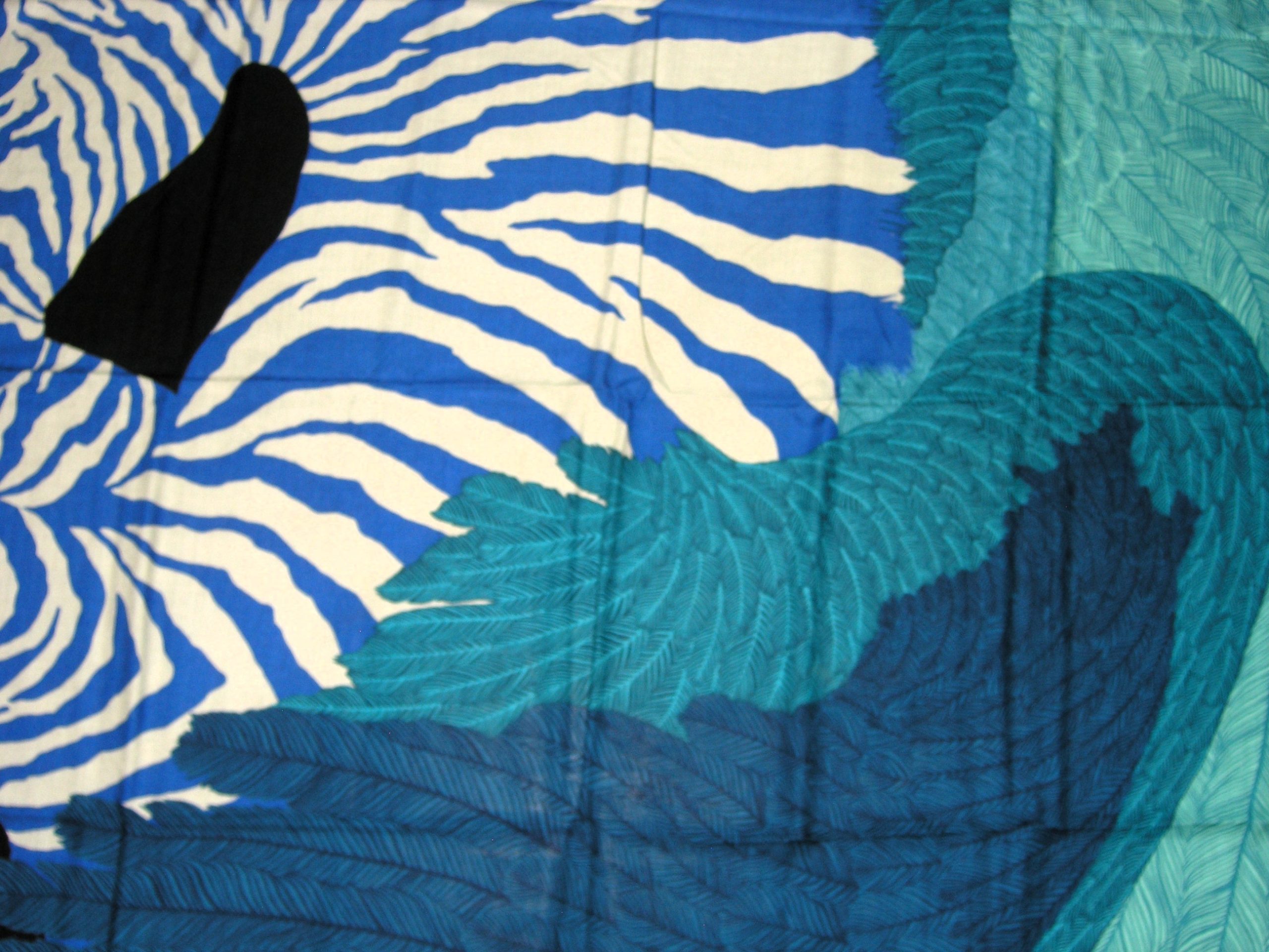 Zebra Pegasus Hermes Cashmere Shawl