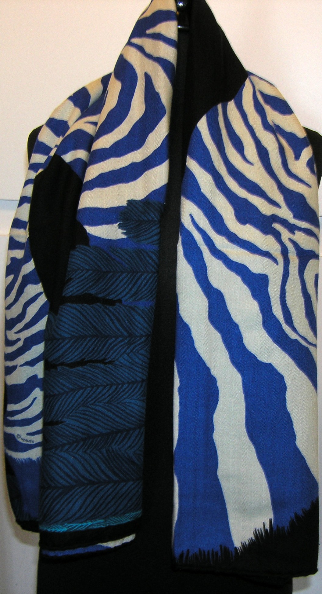 Zebra Pegasus Hermes Cashmere Shawl
