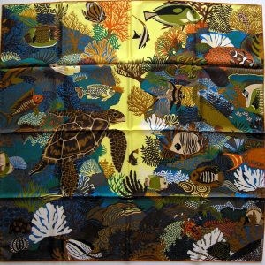 vintage Hermes scarf Under the Waves Alice Shirley