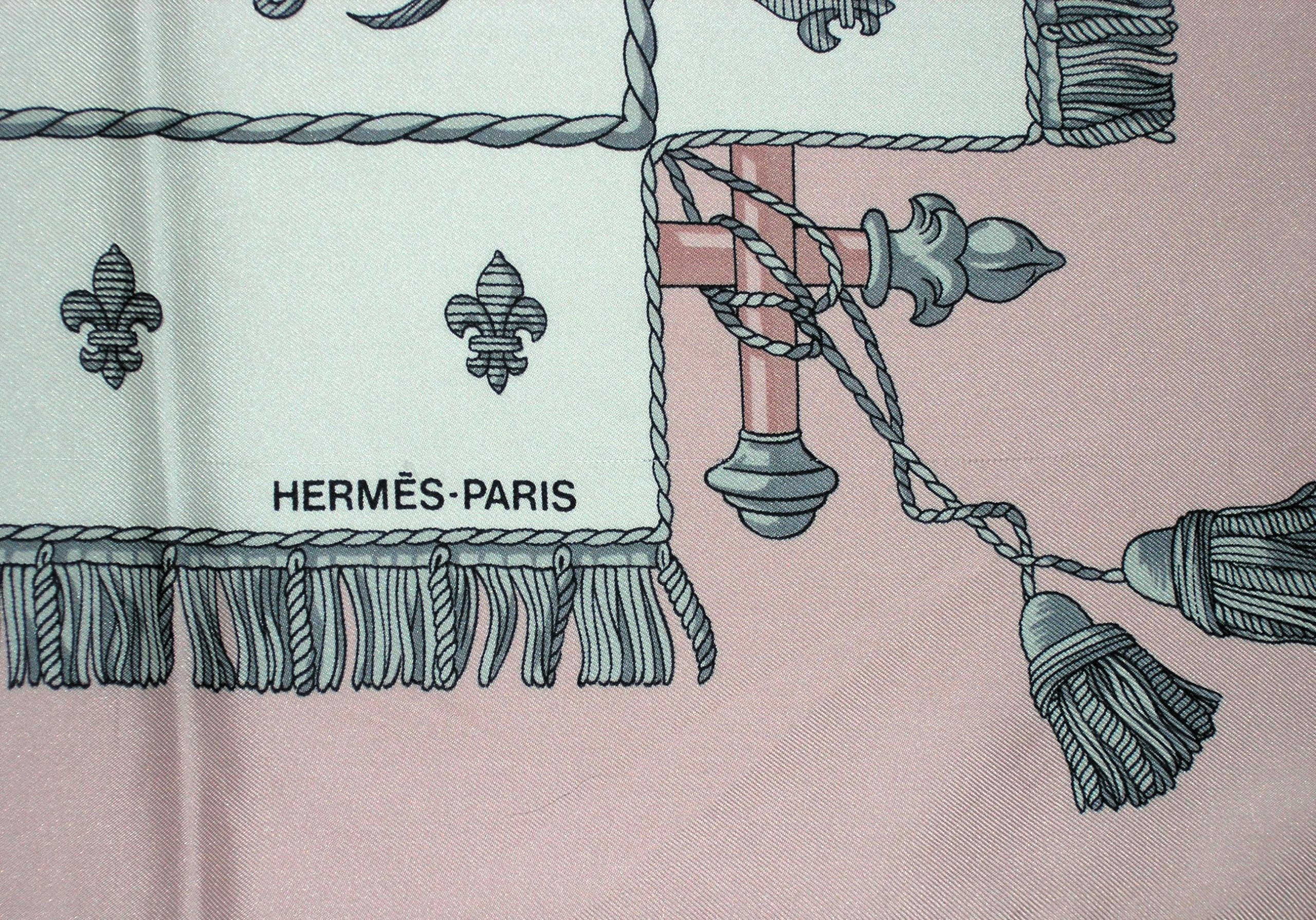 Vue du Carrosse de La Galere La Reale Hermes Scarf