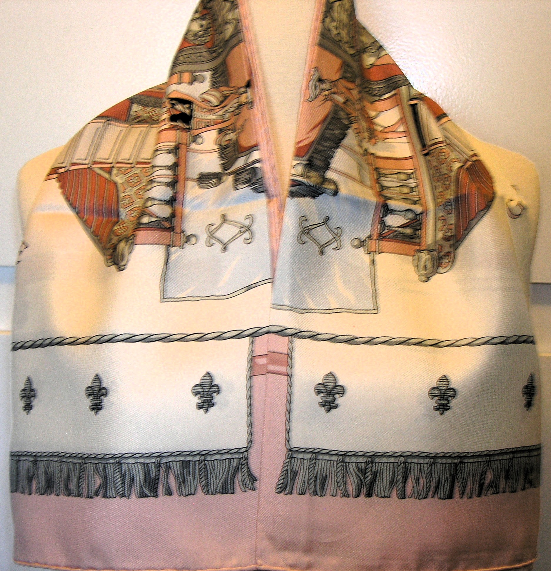 Vue du Carrosse de La Galere La Reale Hermes Scarf