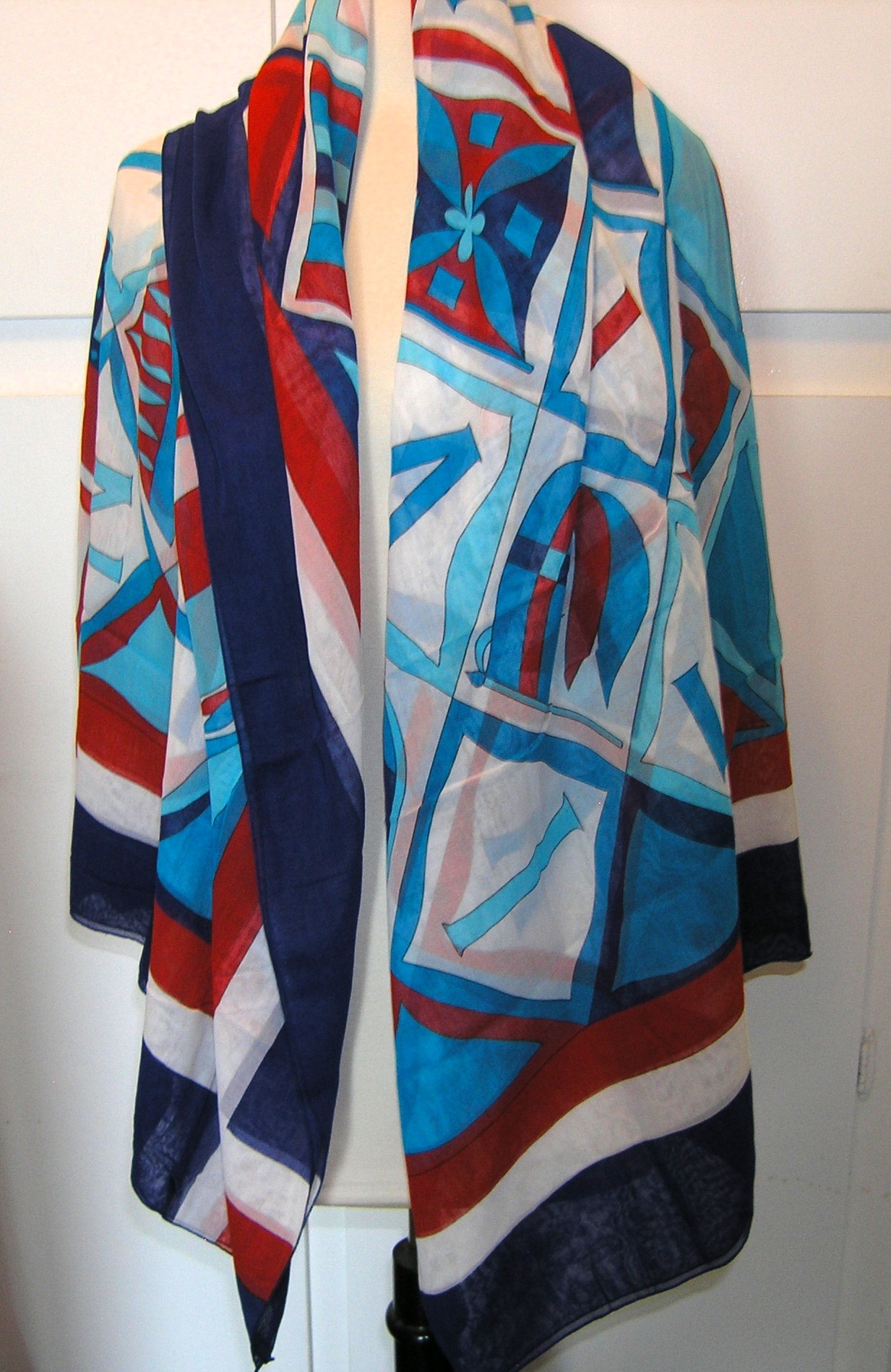 Vive La France Hermes Cotton Shawl Blanket