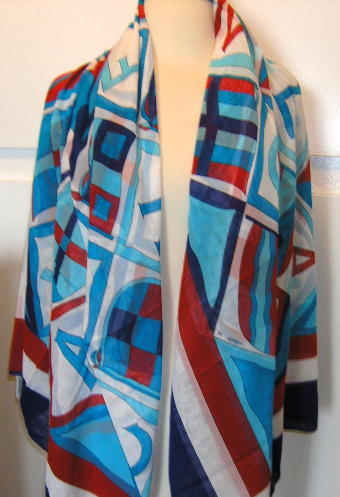 Vive La France Hermes Cotton Shawl Blanket