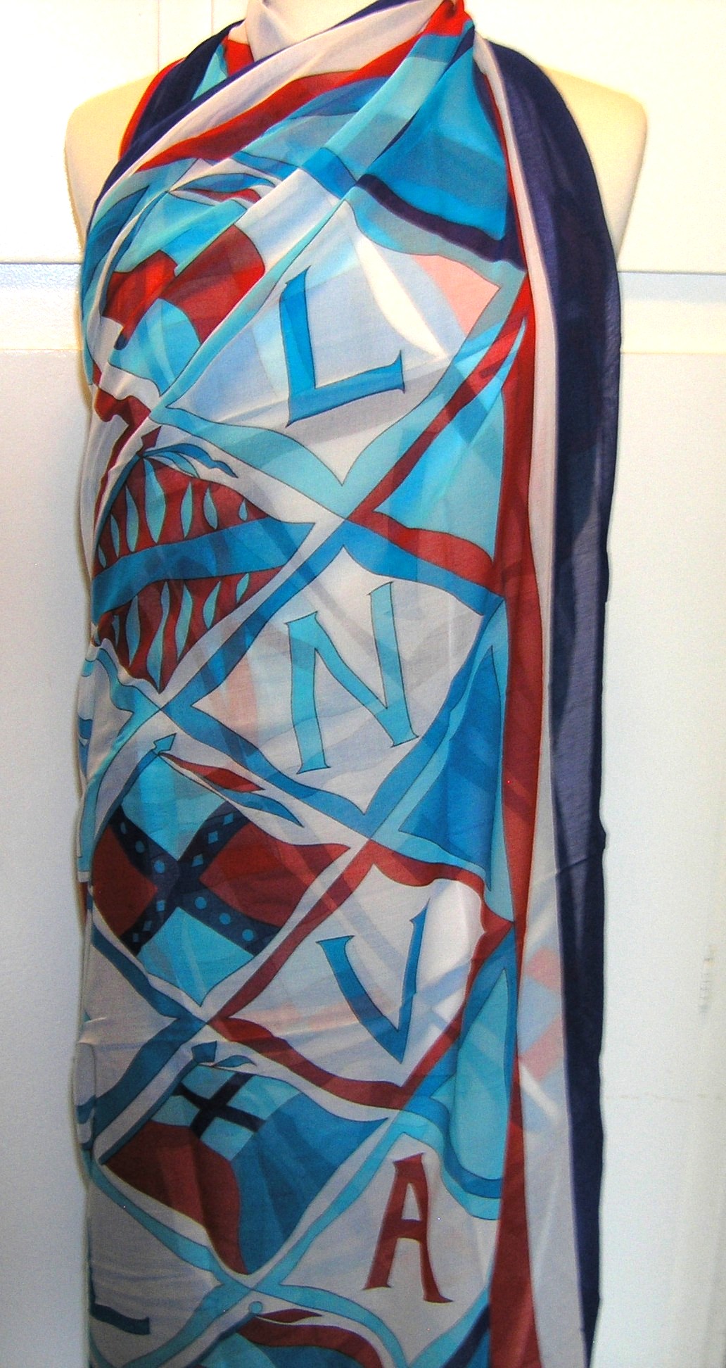 Vive La France Hermes Cotton Shawl Blanket