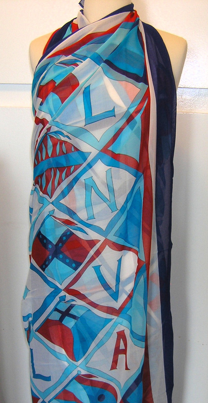Vive La France Hermes Cotton Shawl Blanket