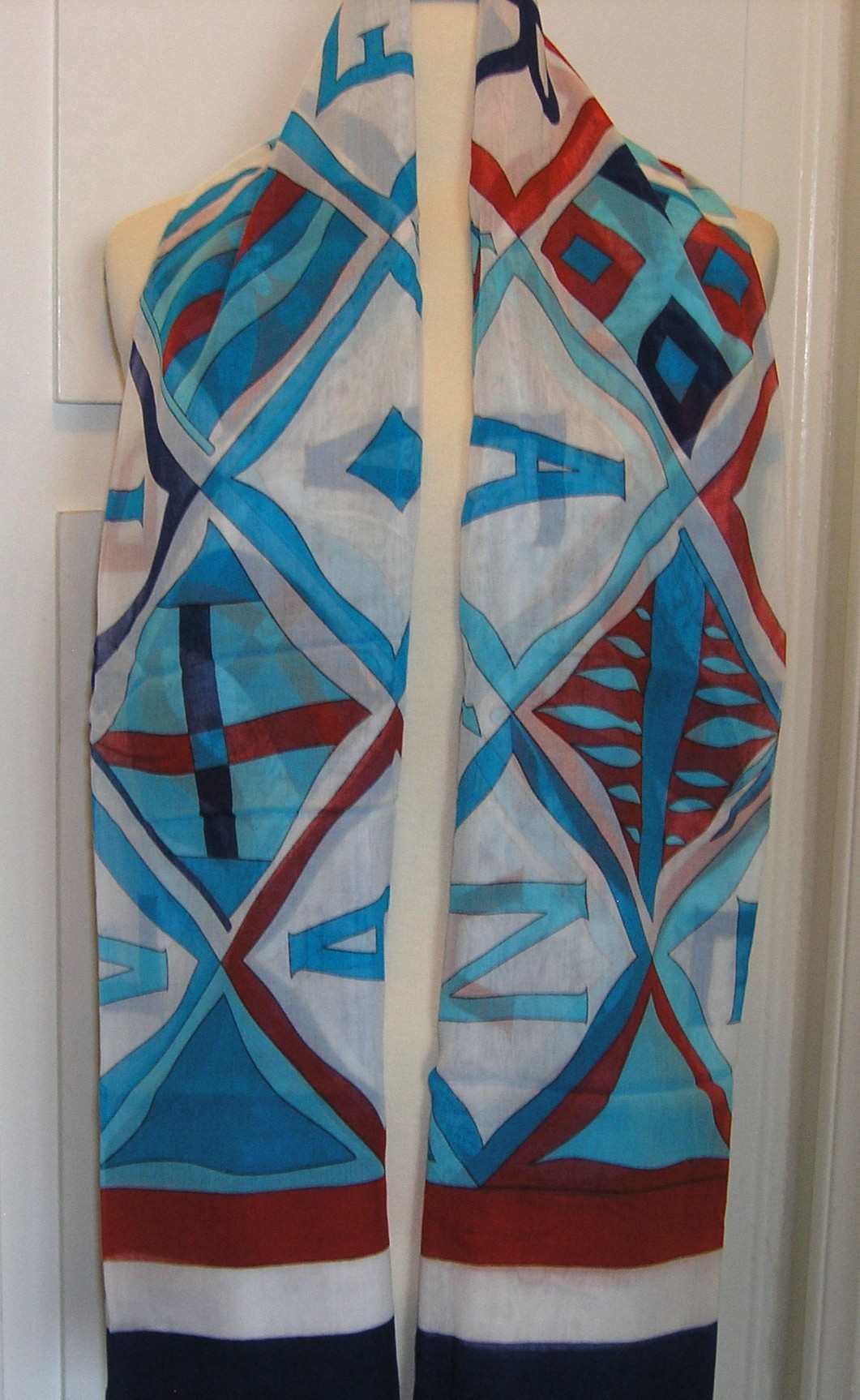 Vive La France Hermes Cotton Shawl Blanket