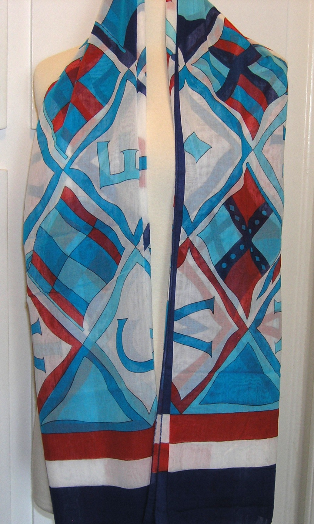 Vive La France Hermes Cotton Shawl Blanket