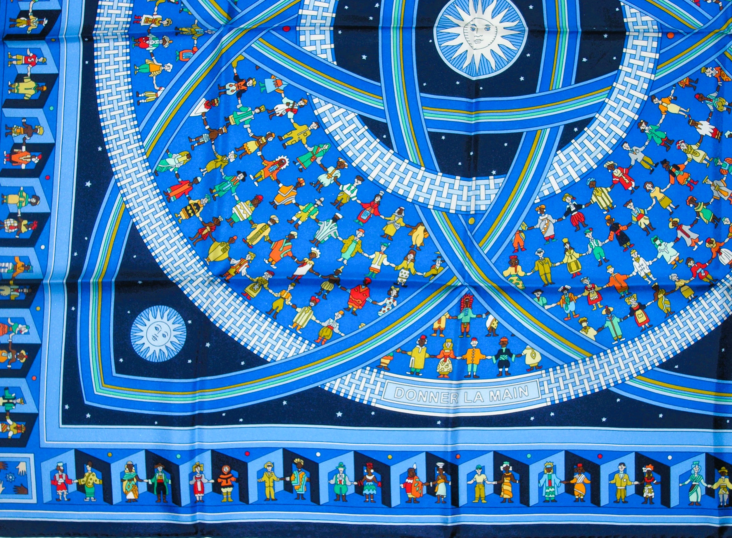 Donner La Main Hermes Scarf 90