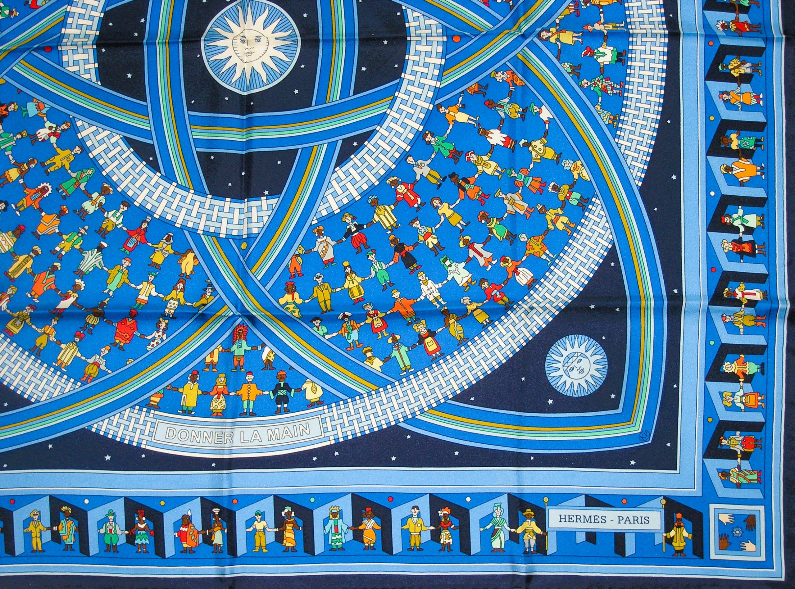 Donner La Main Hermes Scarf 90