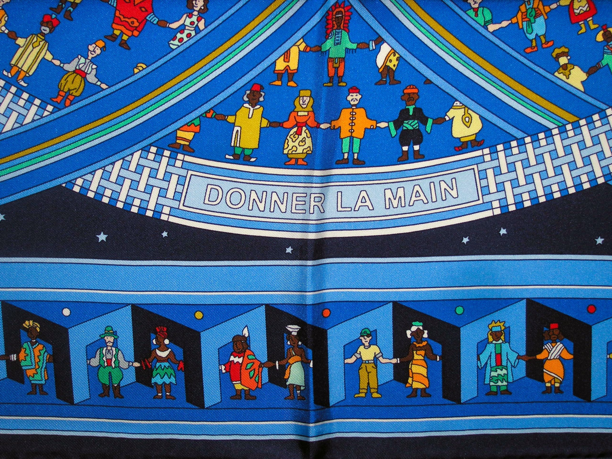 Donner La Main Hermes Scarf 90
